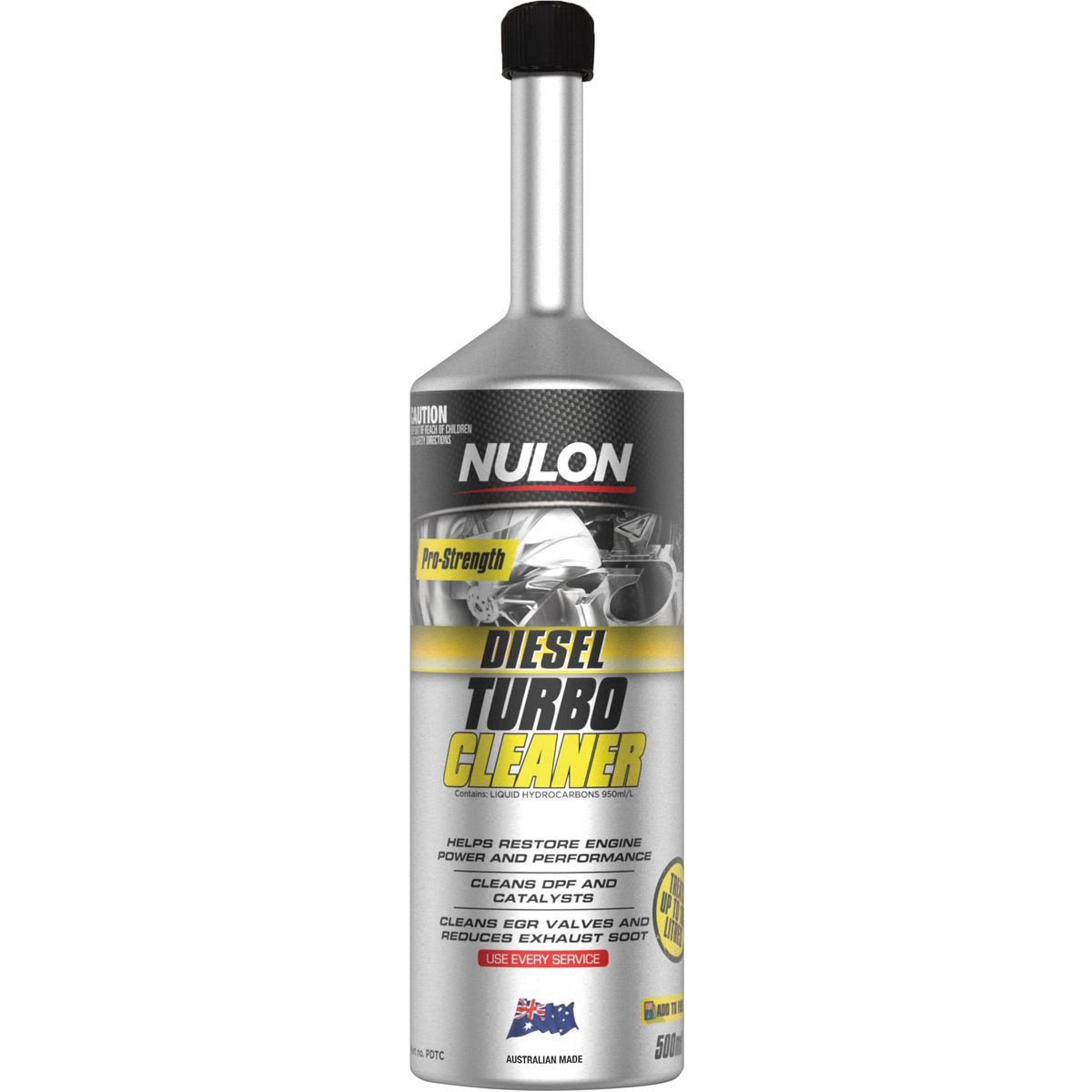 Nulon Pro-Strength Diesel Turbo Cleaner 500ml - PDTC Car Service Workshop Tool