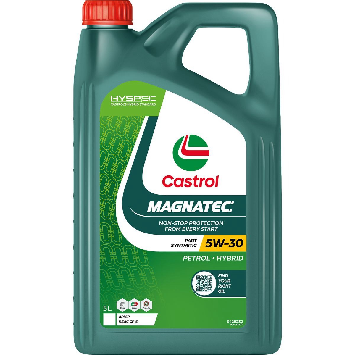 Castrol Magnatec 5W-30 Engine Oil 5L - 3429232 Car Service Workshop Tool