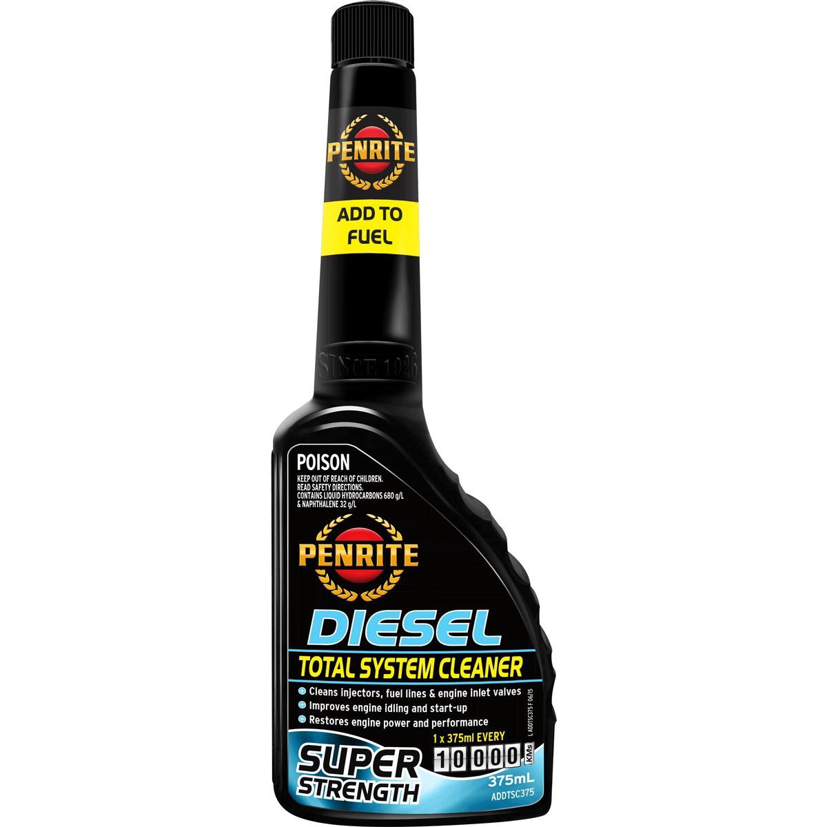 Penrite Diesel Total Fuel System Cleaner 375ml - ADDTSC375 Car Service