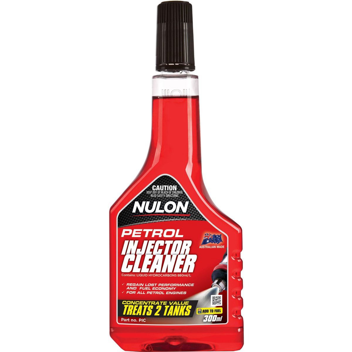 Nulon Petrol Injector Cleaner 300ml - PIC Car Service Workshop Tool