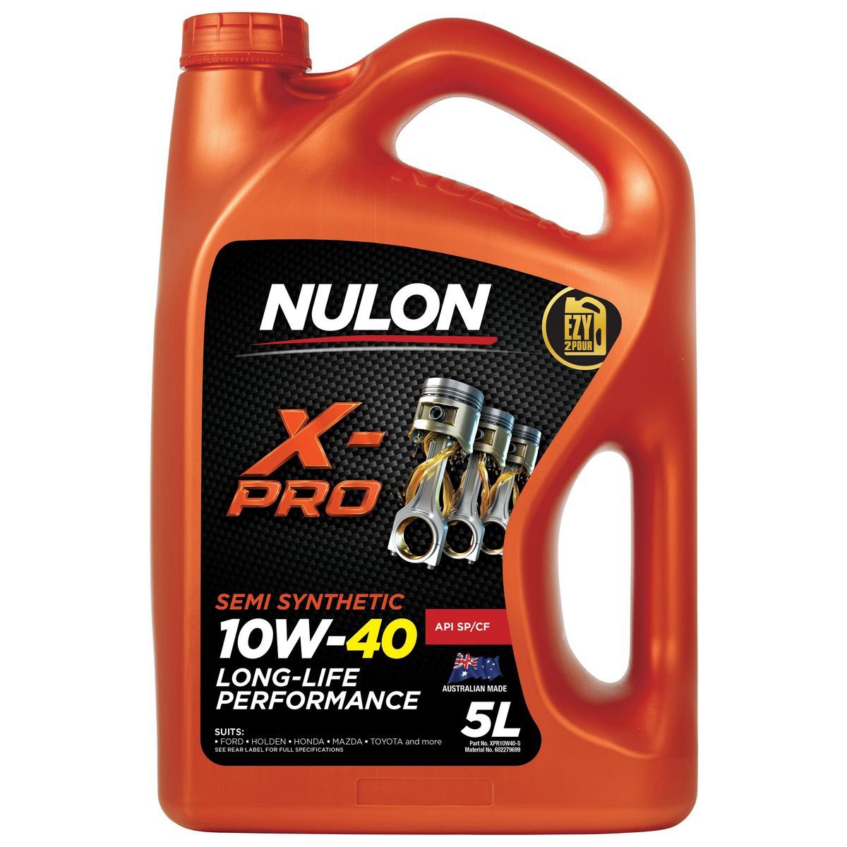 Nulon X-PRO Long Life 10W-40 Engine Oil 5L - XPR10W40-5 Car Service