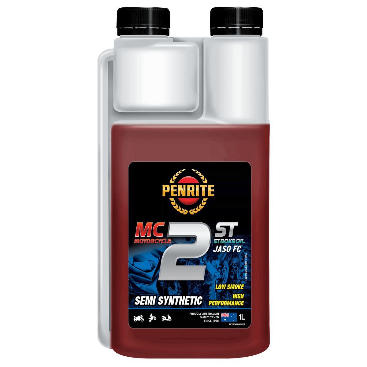 Penrite MC-2ST Semi Synthetic 2 Stroke Oil 1L - MC2SEMISYN001CP Car Service