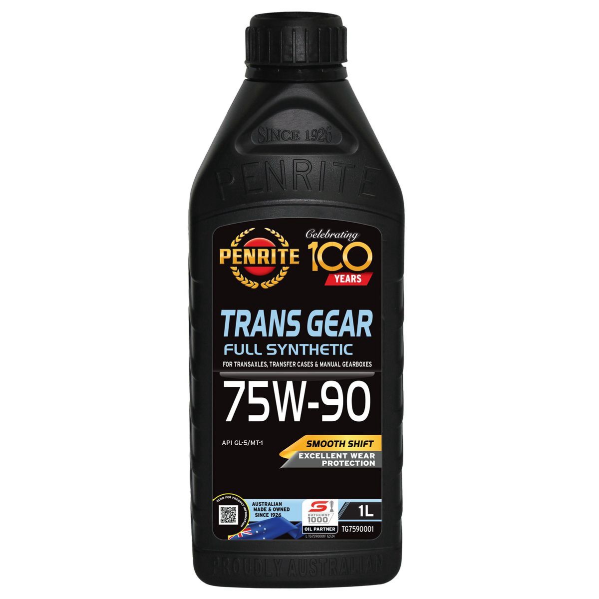Penrite Trans Gear Full Synthetic 75W-90 Gear Oil 1L - TG7590001 Car Service