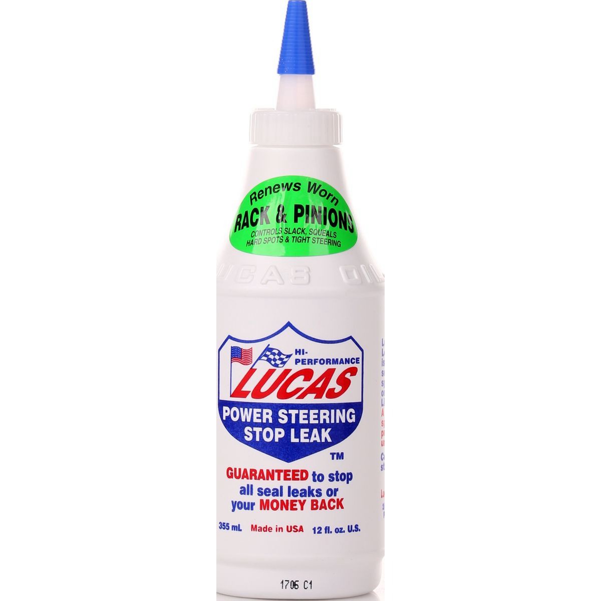 Lucas Power Steering Stop Leak 355mL - 10008 Car Service Workshop Tool