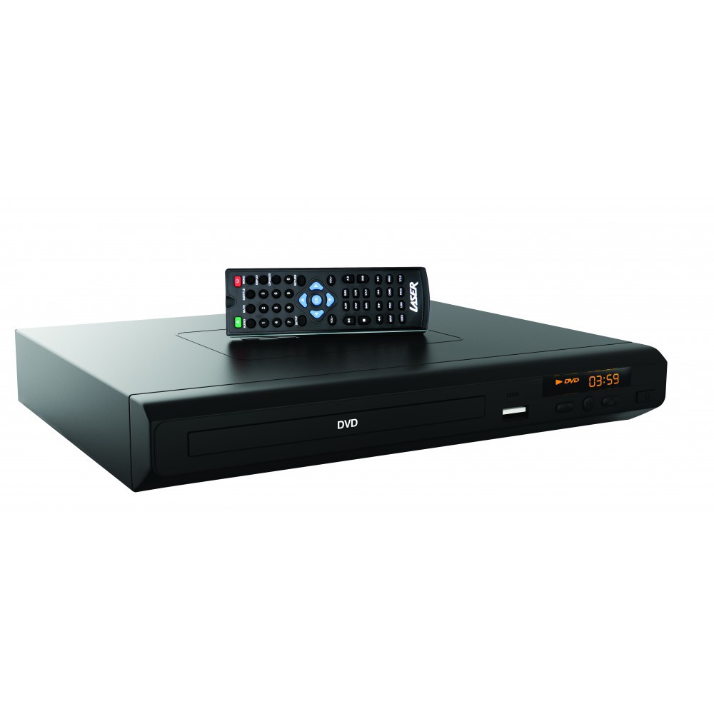Laser DVD Player DVD-HD012 Multi-Region Region Free USB Black CD MP3