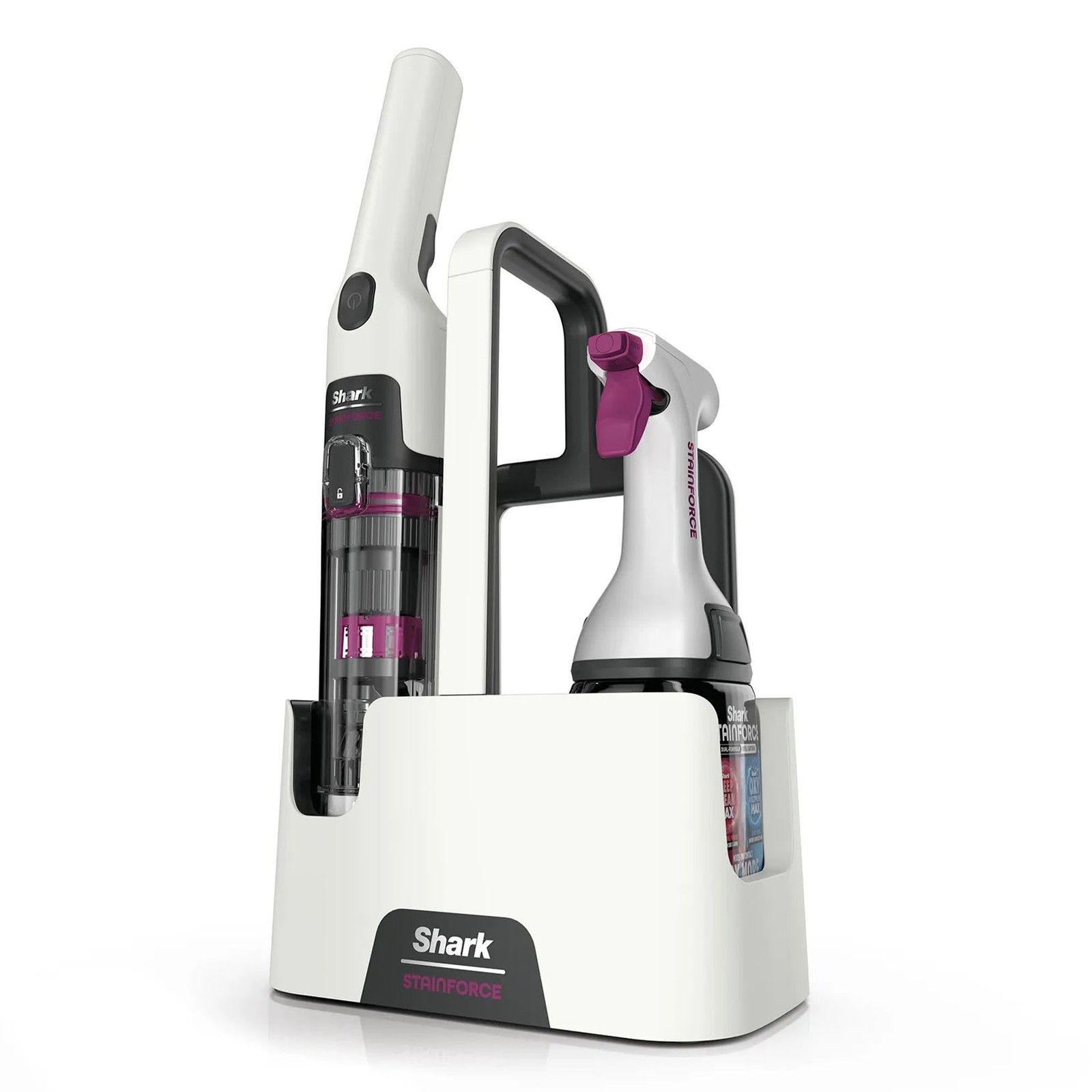 Shark StainForce Cordless Stain-Destroying Spot Cleaner HX100ANZ White