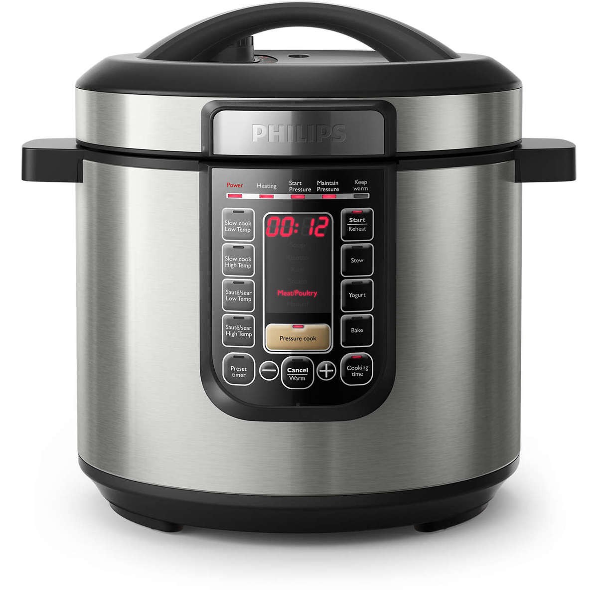 Philips All-In-One Multi Cooker HD2237/72 6 Multifunction Rice Cooker Silver
