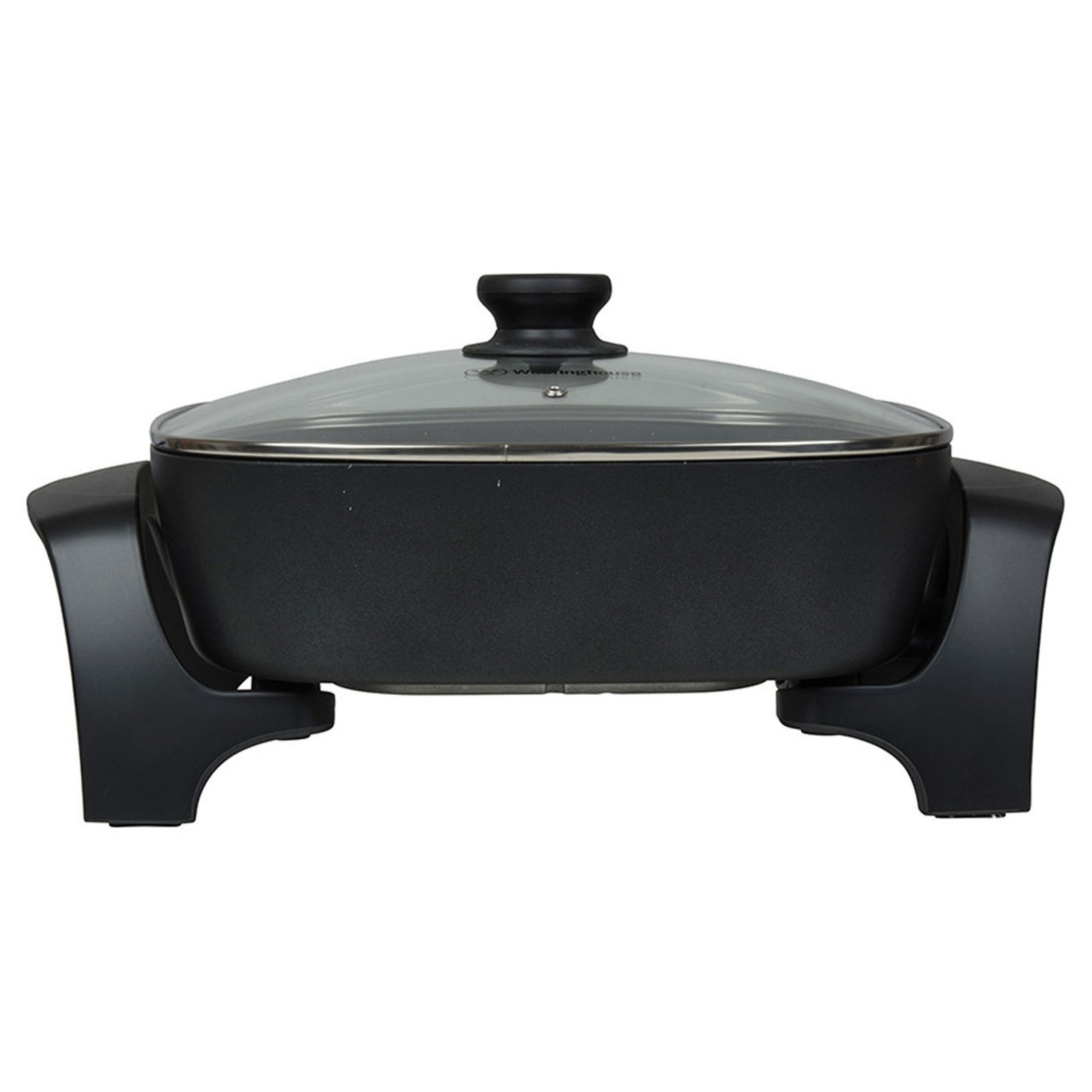 Westinghouse WHEF02K Electric Fry Pan Black Non-Stick 2000 W Tempered Glass