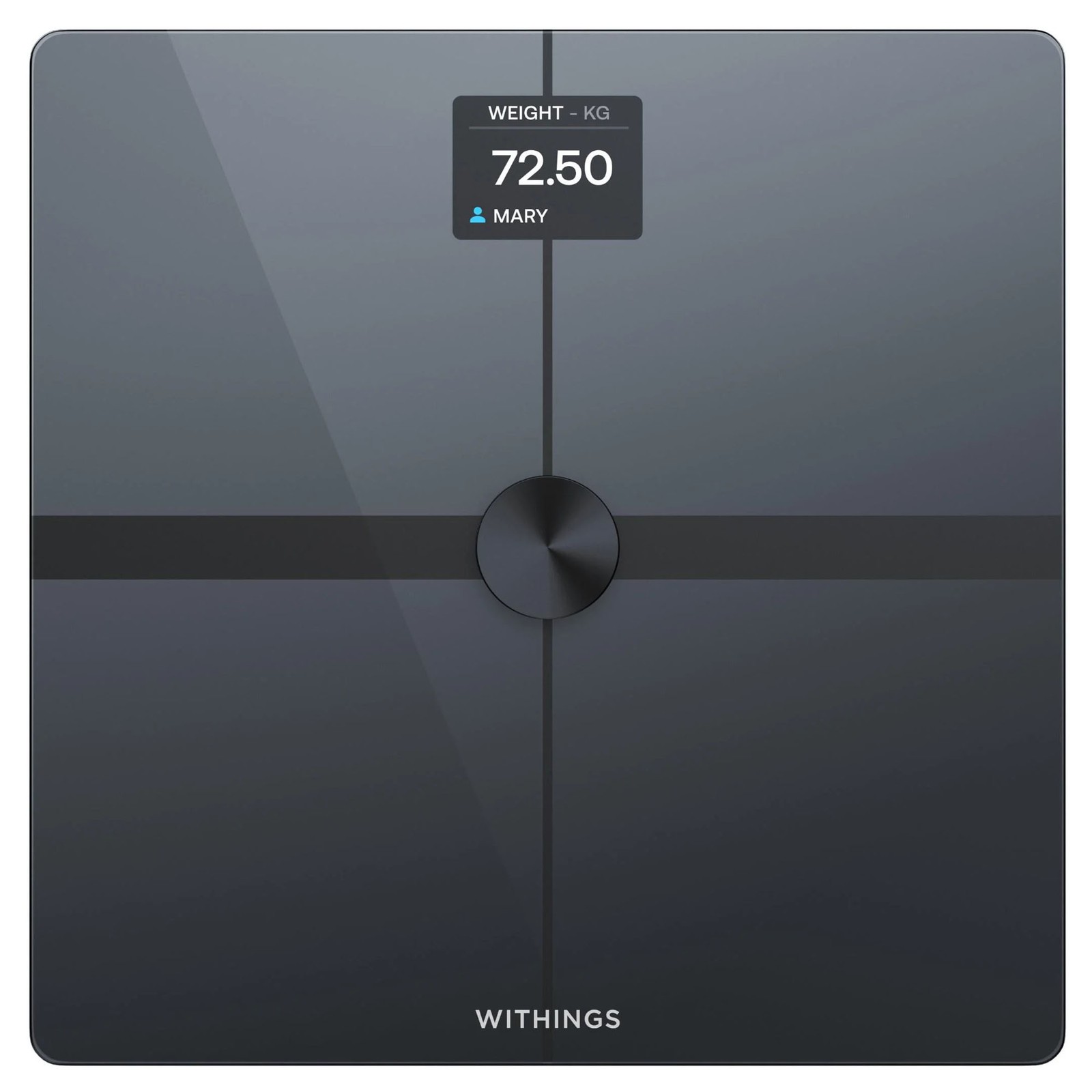 Withings Body Bluetooth Weight Scale WBS13-BLACK Digital Black Tempered Glass