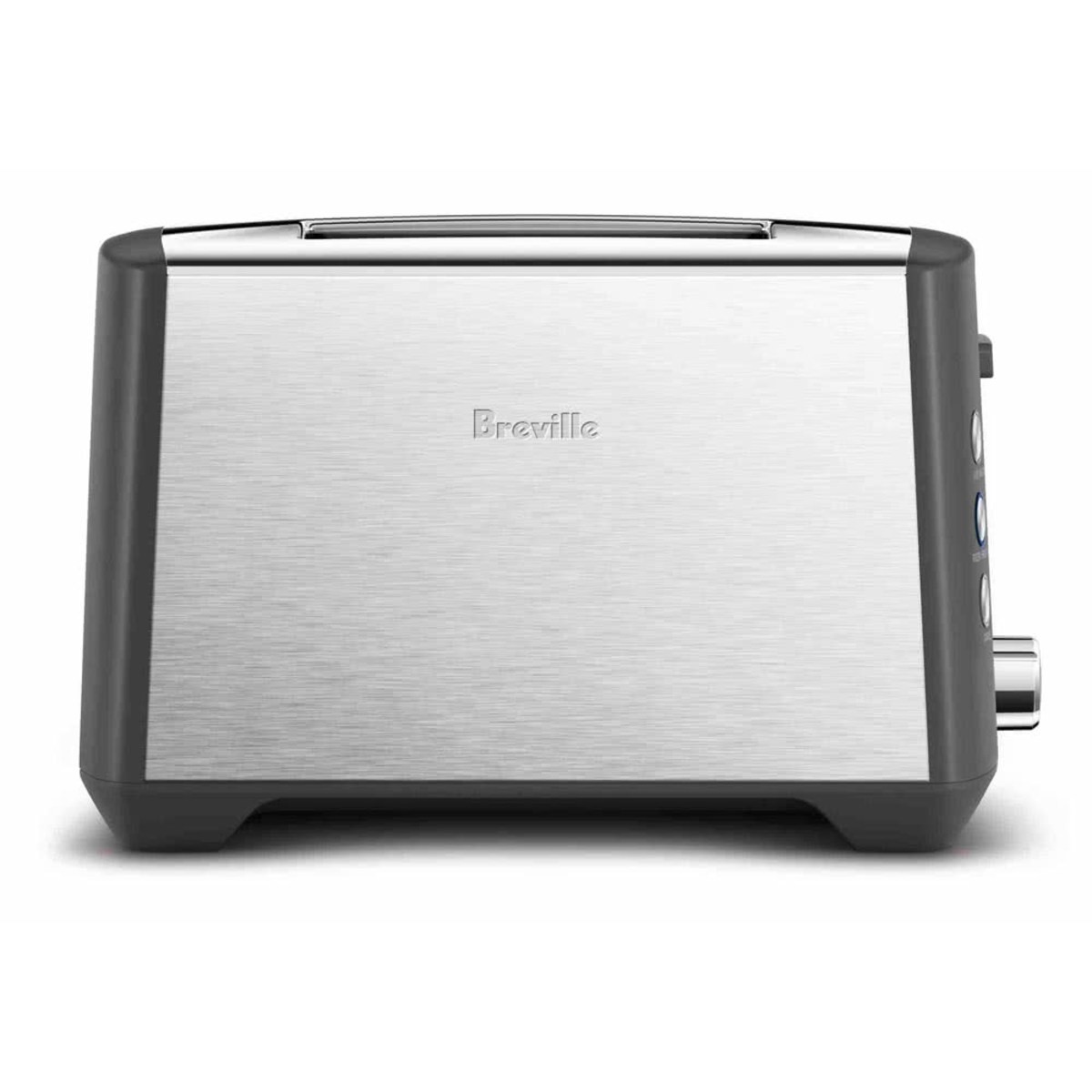 Breville the &apos Bit More&apos Plus BTA435BSS 2 Extra Long Wide Toaster Silver