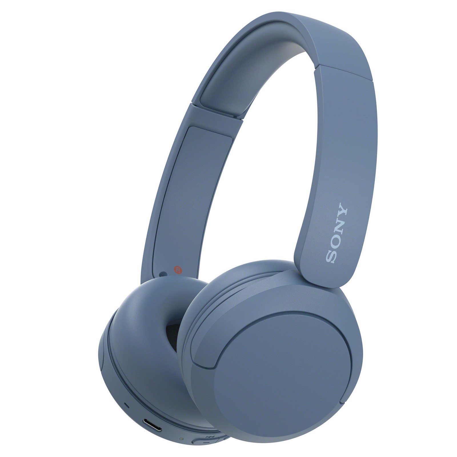 Sony Wireless Headphones WHCH520L Blue Closed On Ear USB Cable 50 Hours