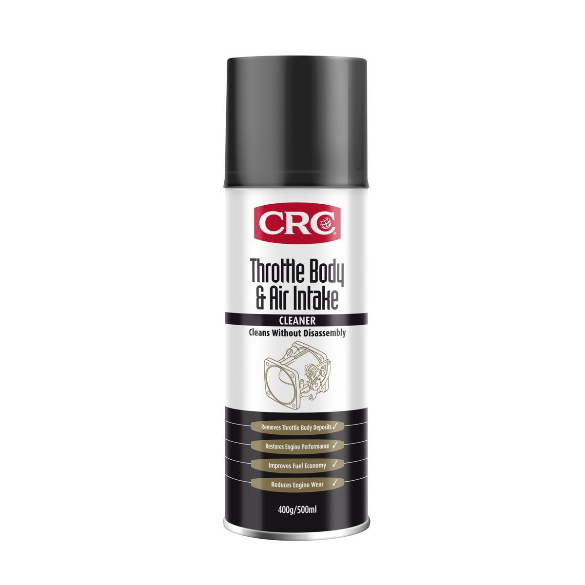 CRC Throttle Body & Air Intake Cleaner 400g - 5079 Car Service Workshop Tool