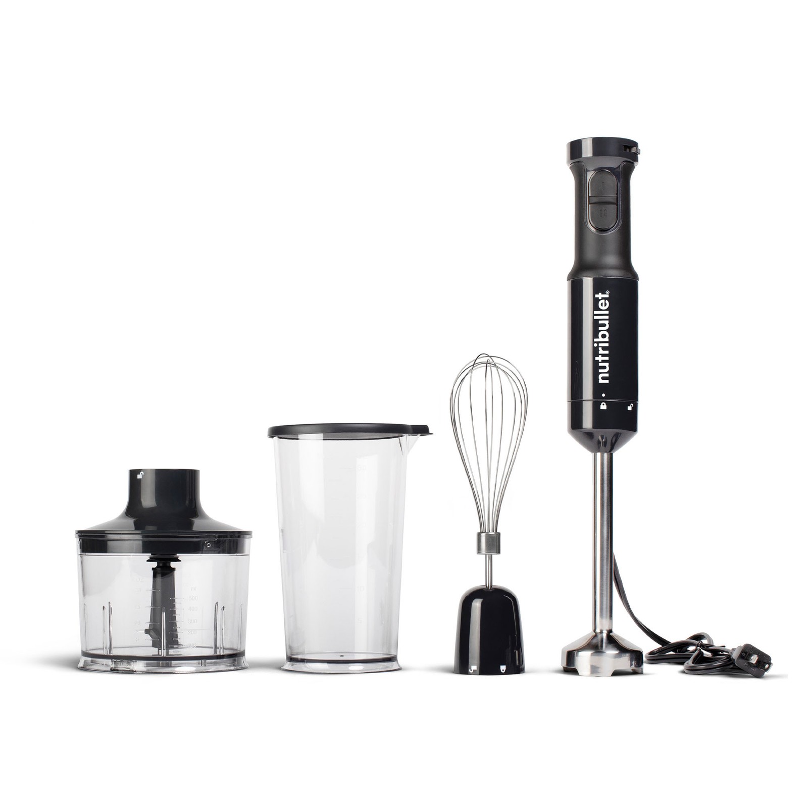 NutriBullet Immersion Blender NBI07110 800 W Black 3 Electric Blend
