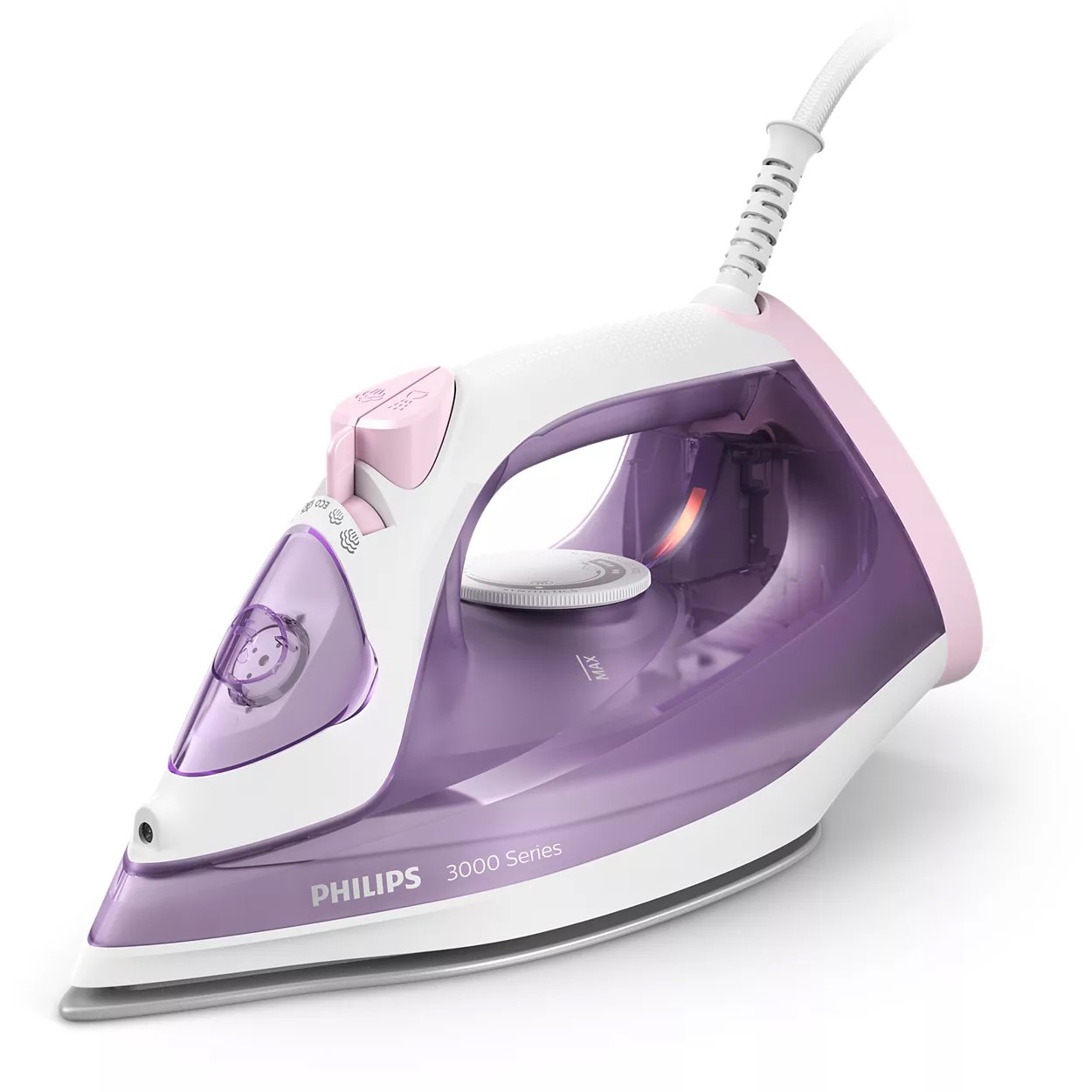 Philips Series 3000 Steam Iron DST3010/39 Pink Ceramic 2000 Corded