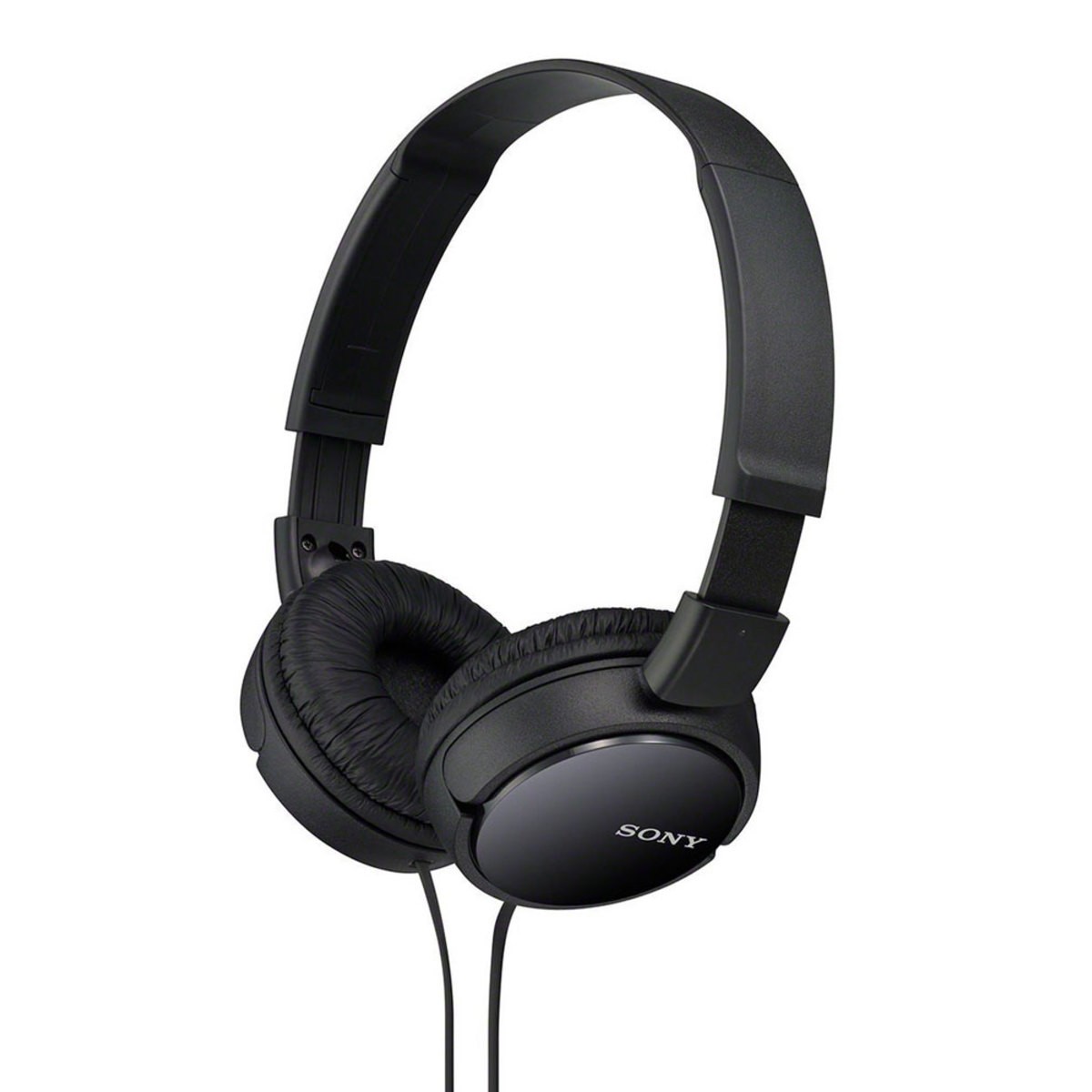 Sony ZX110 MDRZX110B Black On Ear Headphones Adjustable Headband 3.5mm Jack