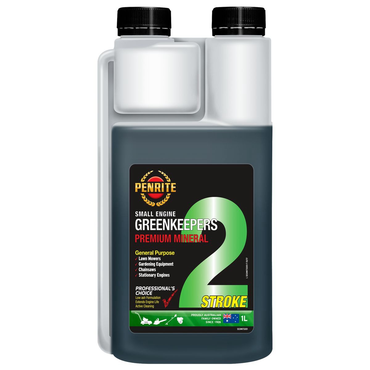 Penrite Greenkeepers 2 Stroke Oil 1L - SEGNKTS001 Car Service Workshop Tool