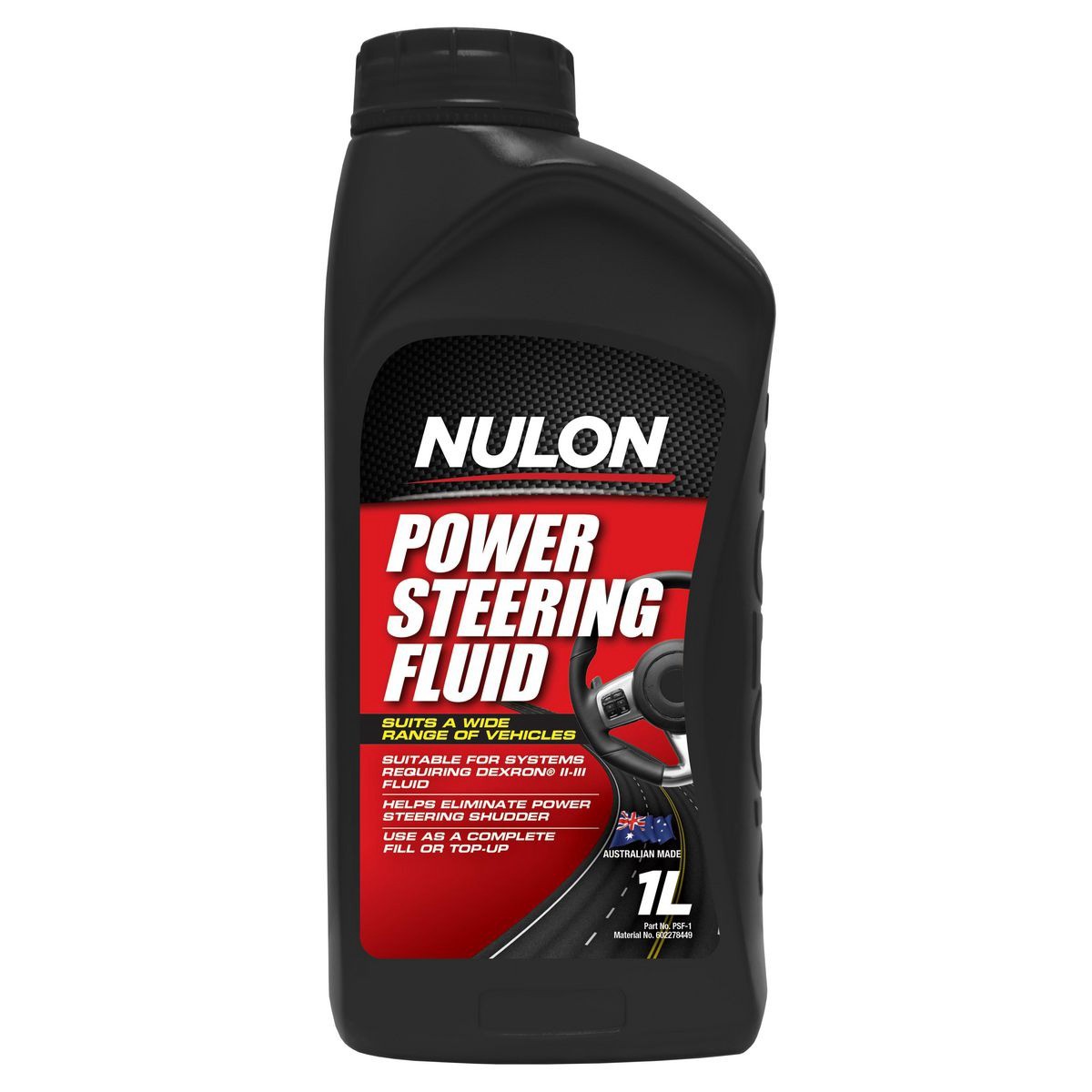 Nulon Power Steering Fluid 1L - PSF-1 Car Service Workshop Tool