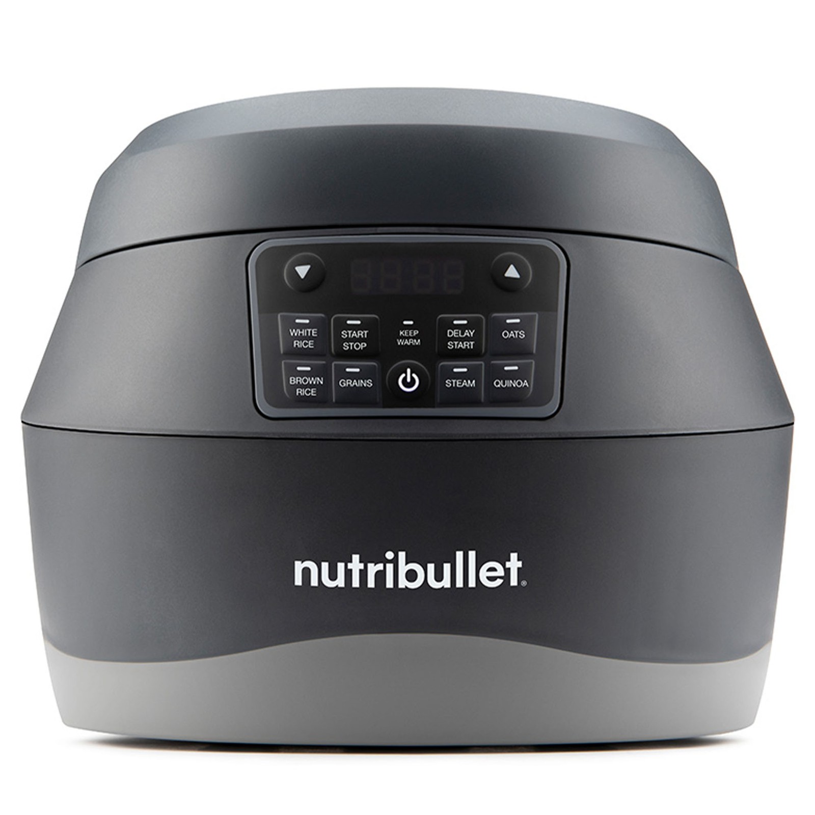 NutriBullet Everygrain Cooker NBG07100 10 Cups Rice Cooker & Steamer Grey