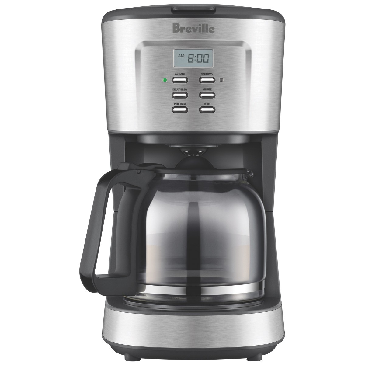 Breville Aroma Style Electronic Coffee Maker LCM700BSS2JAN1 Silver Display