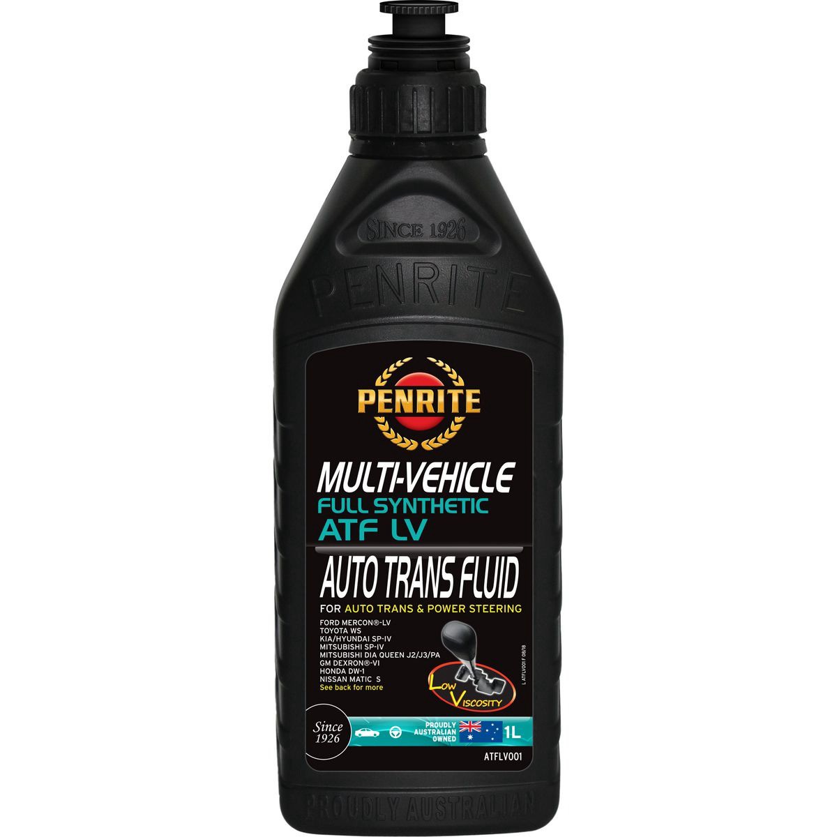 Penrite Full Synthetic Automatic Transmission Fluid LV 1L - ATFLV001 Car Service