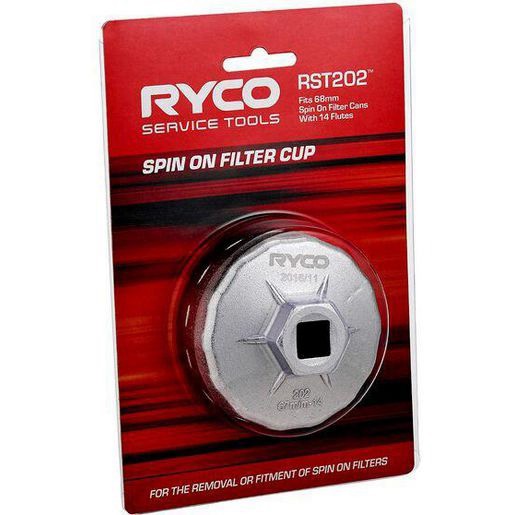 Ryco Spin On Oil Filter Removal Cup - RST202 Oil Filter Service Car Service