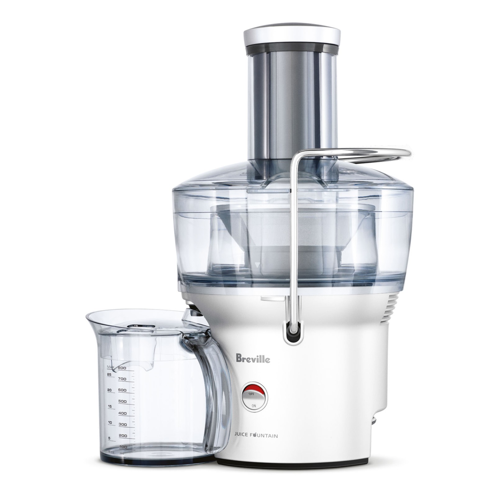 Breville Juice Fountain BJE200 BJE200SIL 900 Electric Silver Whole Fruit