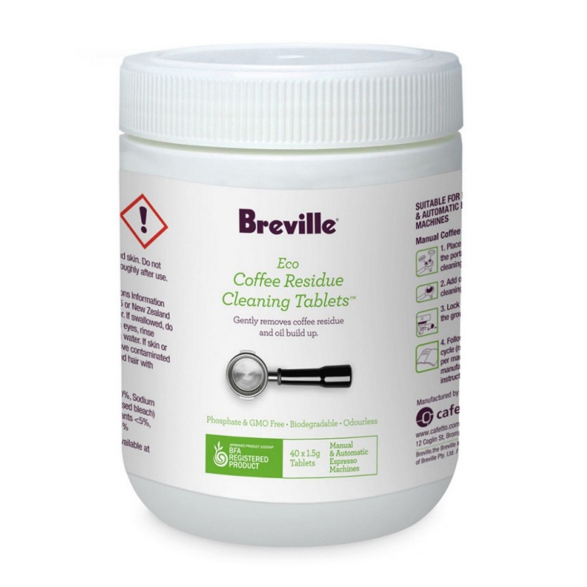 Breville Eco Coffee Residue Cleaner 40Pk BES013CLR Grinders & Accessories