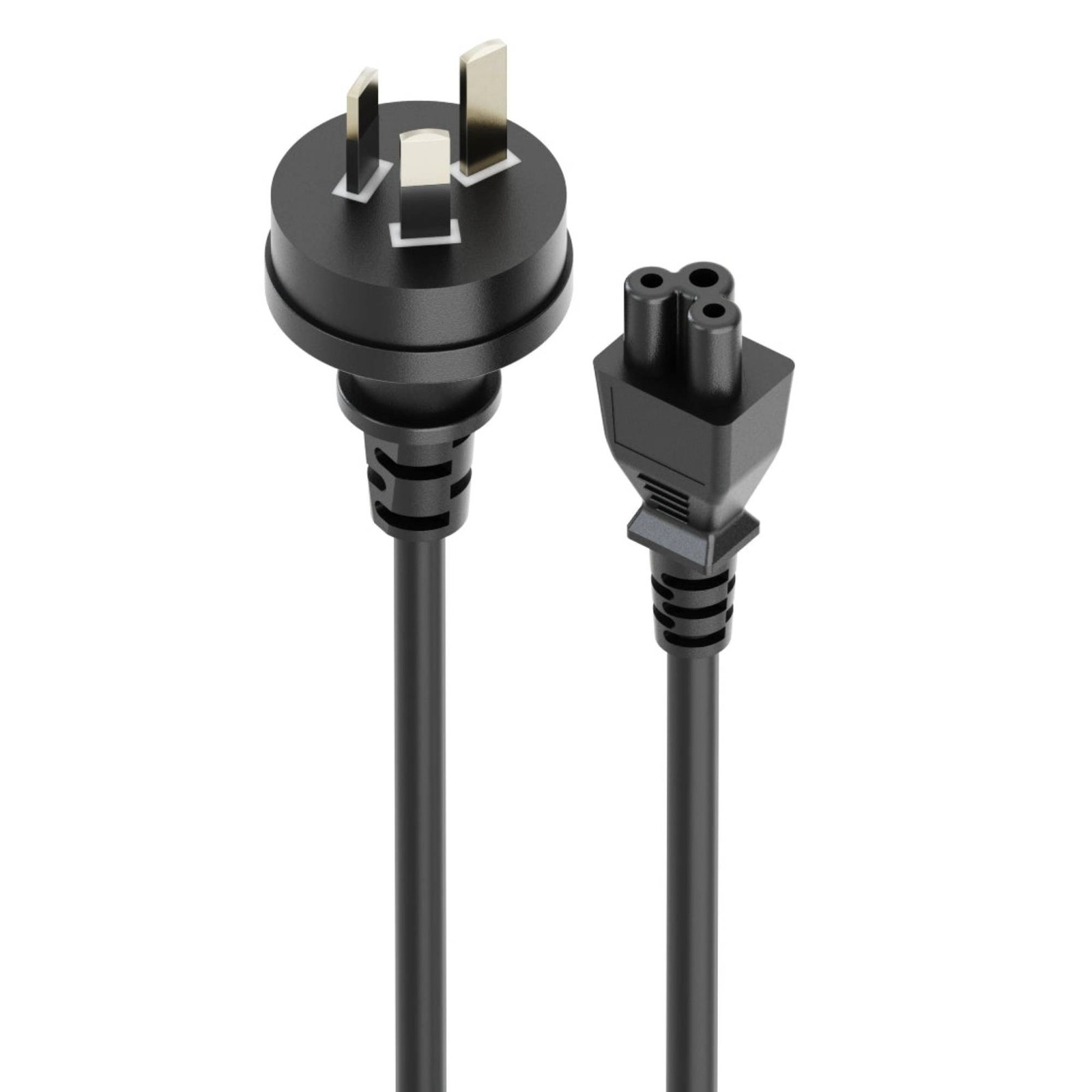 Alogic 2m Aus 3 Pin Mains Plug to IEC C5 MF-AUS3PC5-02R Laptop Power