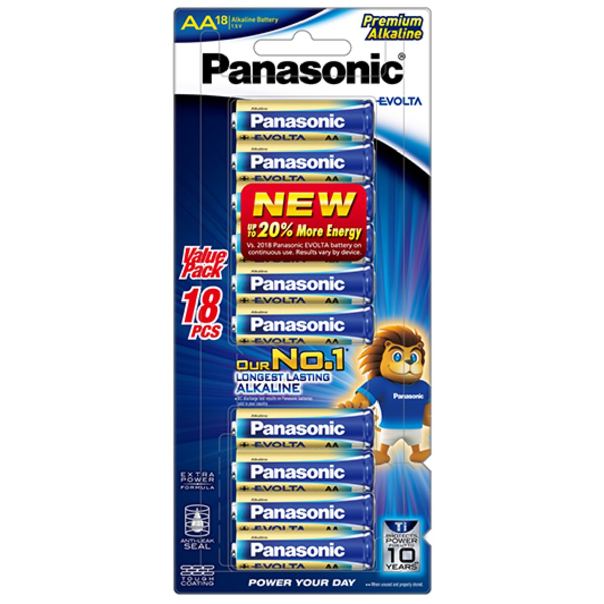 Panasonic EVOLTA AA 18pk LR6EG/18B Batteries