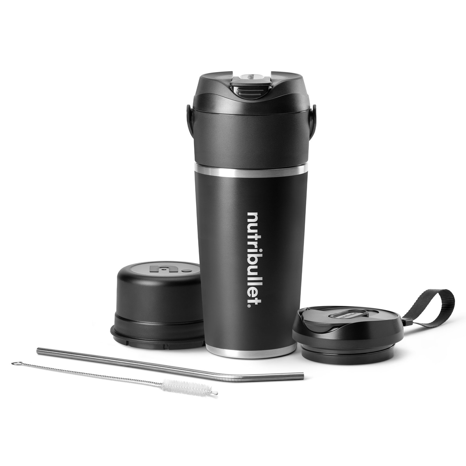 Nutribullet Flip Insulated Portable Blender Black NBPB07350AK 20 oz Hybrid