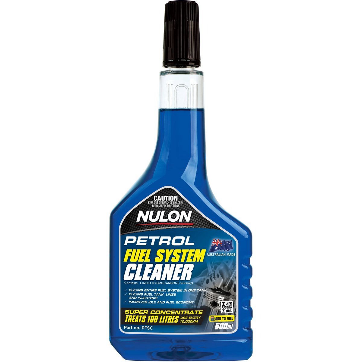 Nulon Petrol Fuel System Cleaner 500ml - PFSC Car Service Workshop Tool