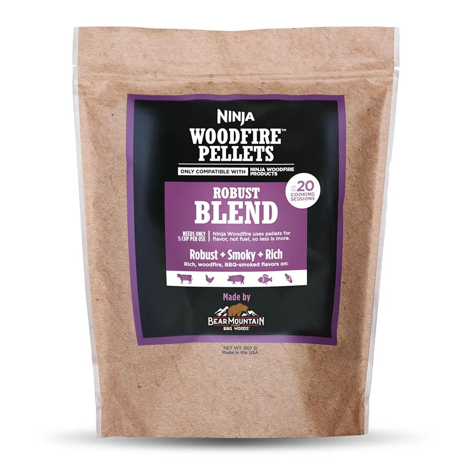 Ninja Woodfire Grill Robust Blend Pellets 900g Accessory 4759L751