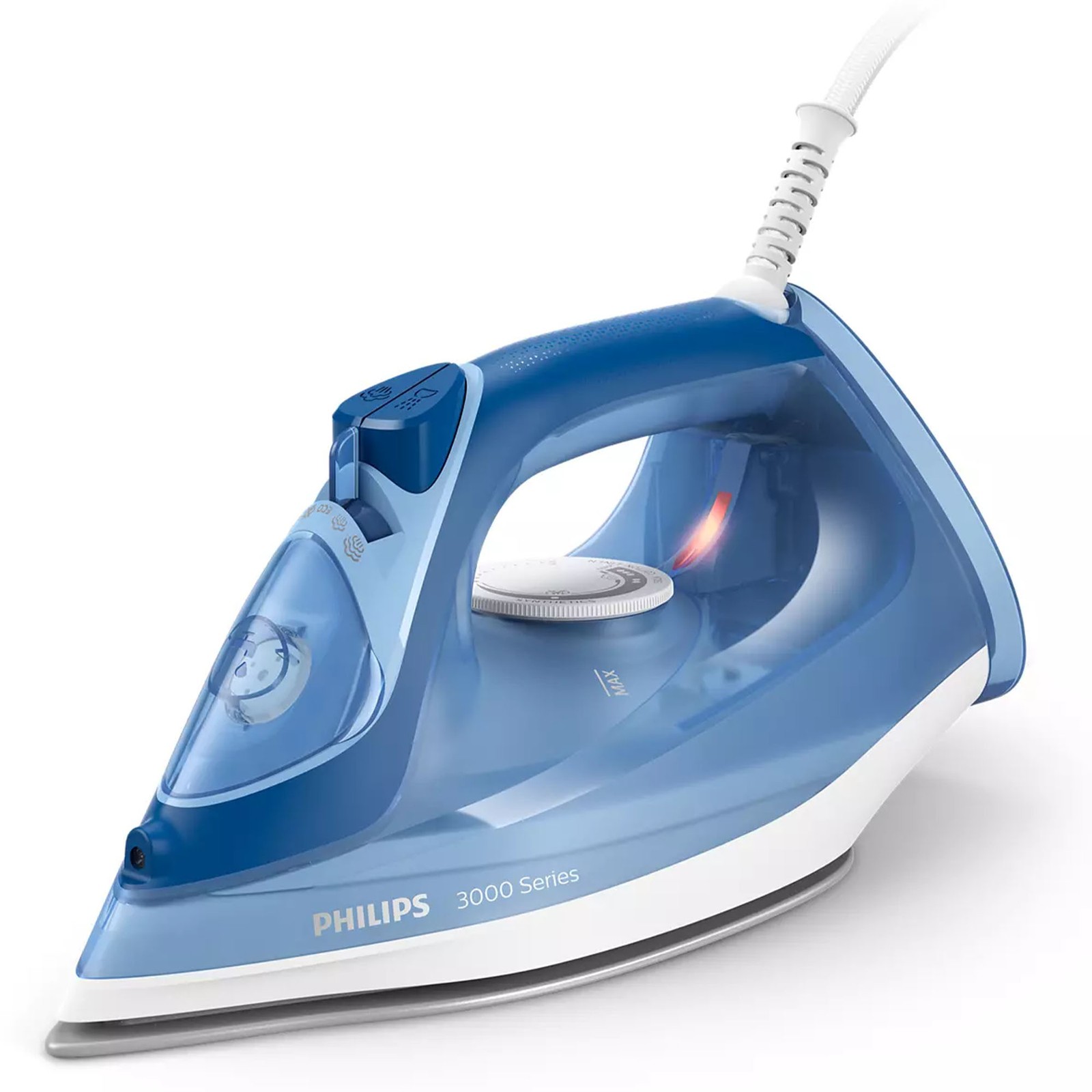 Philips 3000 Series Steam Iron-Blue DST3031/29 Ceramic Soleplate 2400
