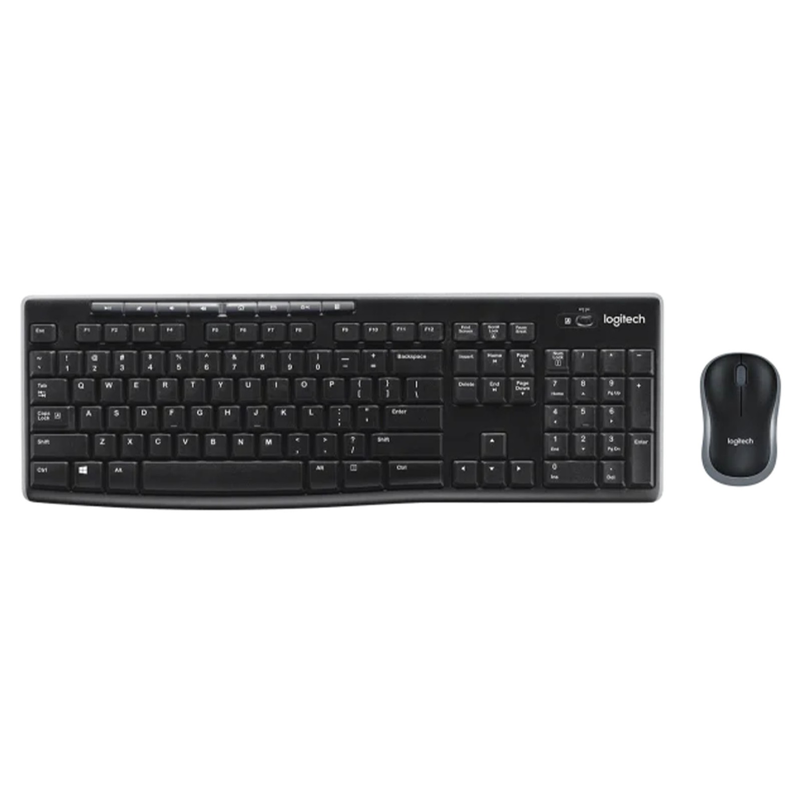 Logitech Wireless Combo MK270r Keyboard Mouse Black 920-006314