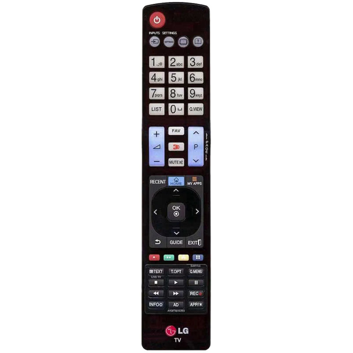 LG TV Remote Control ANCR500 Television Accessories Home Entertainment