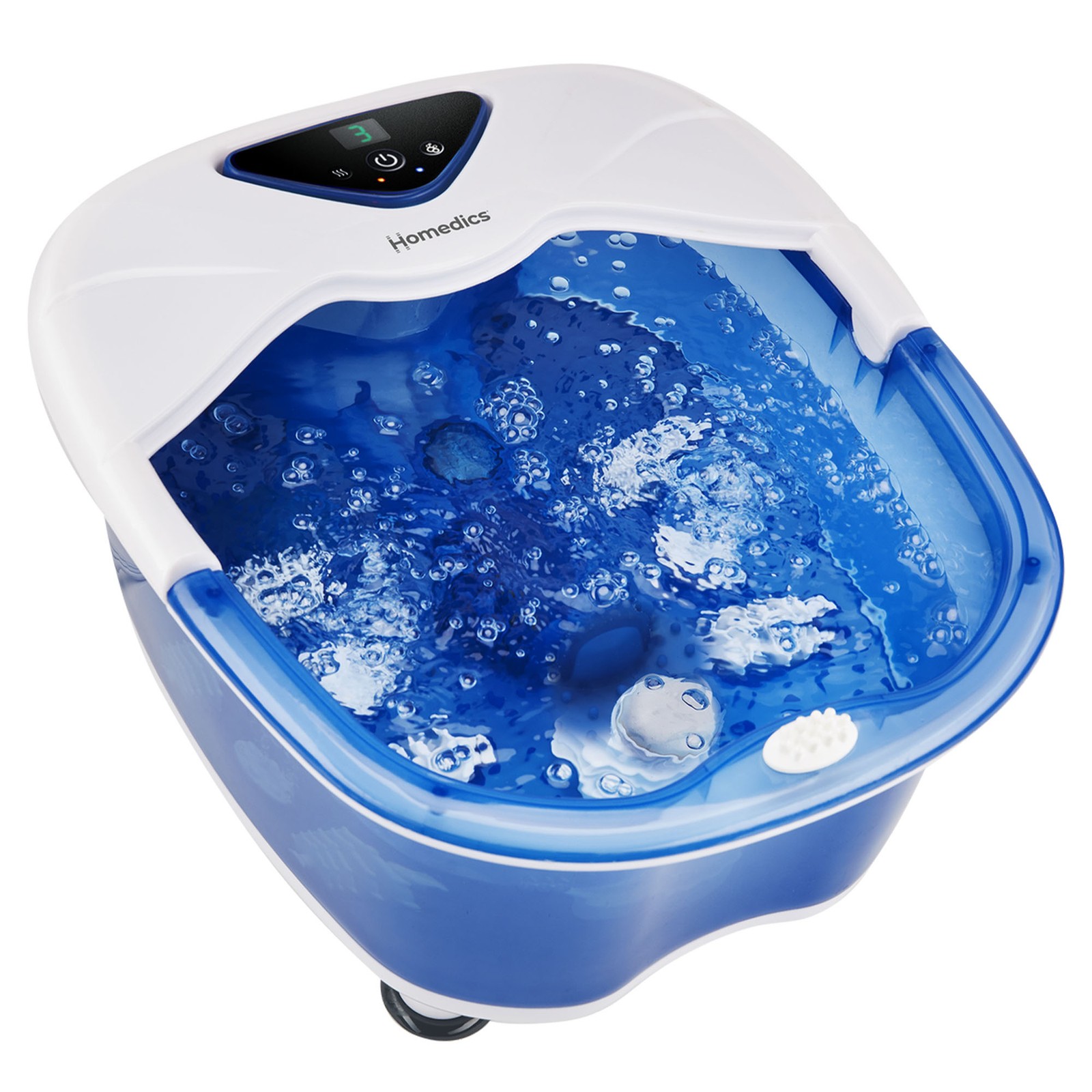 Homedics Salt-N-Soak Pro Footbath Heat Boost FB-630H-AU Foot Massager Blue White