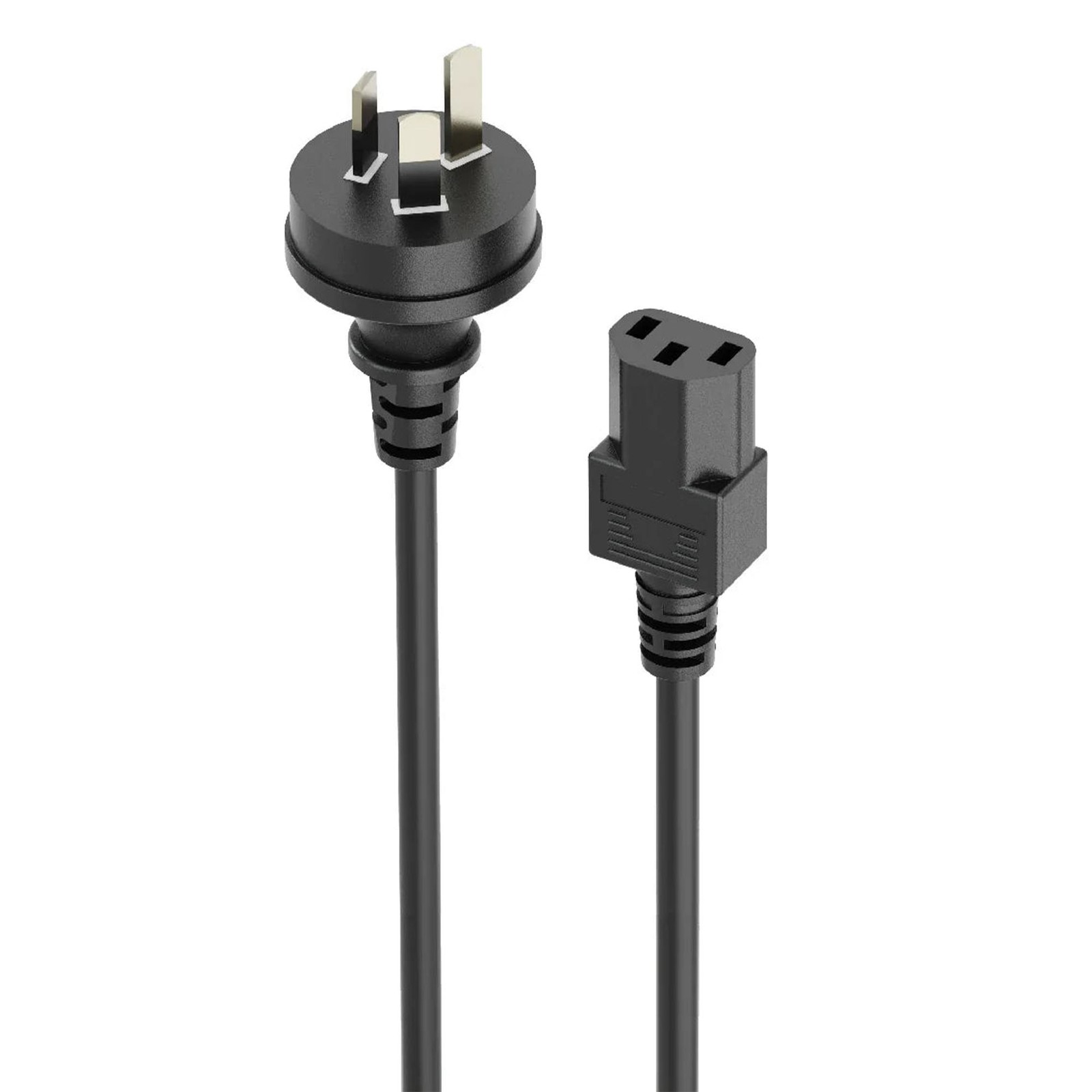 Alogic 2m Aus 3 Pin Mains Plug to IEC C13 MF-3PC13-02RBL Power Board