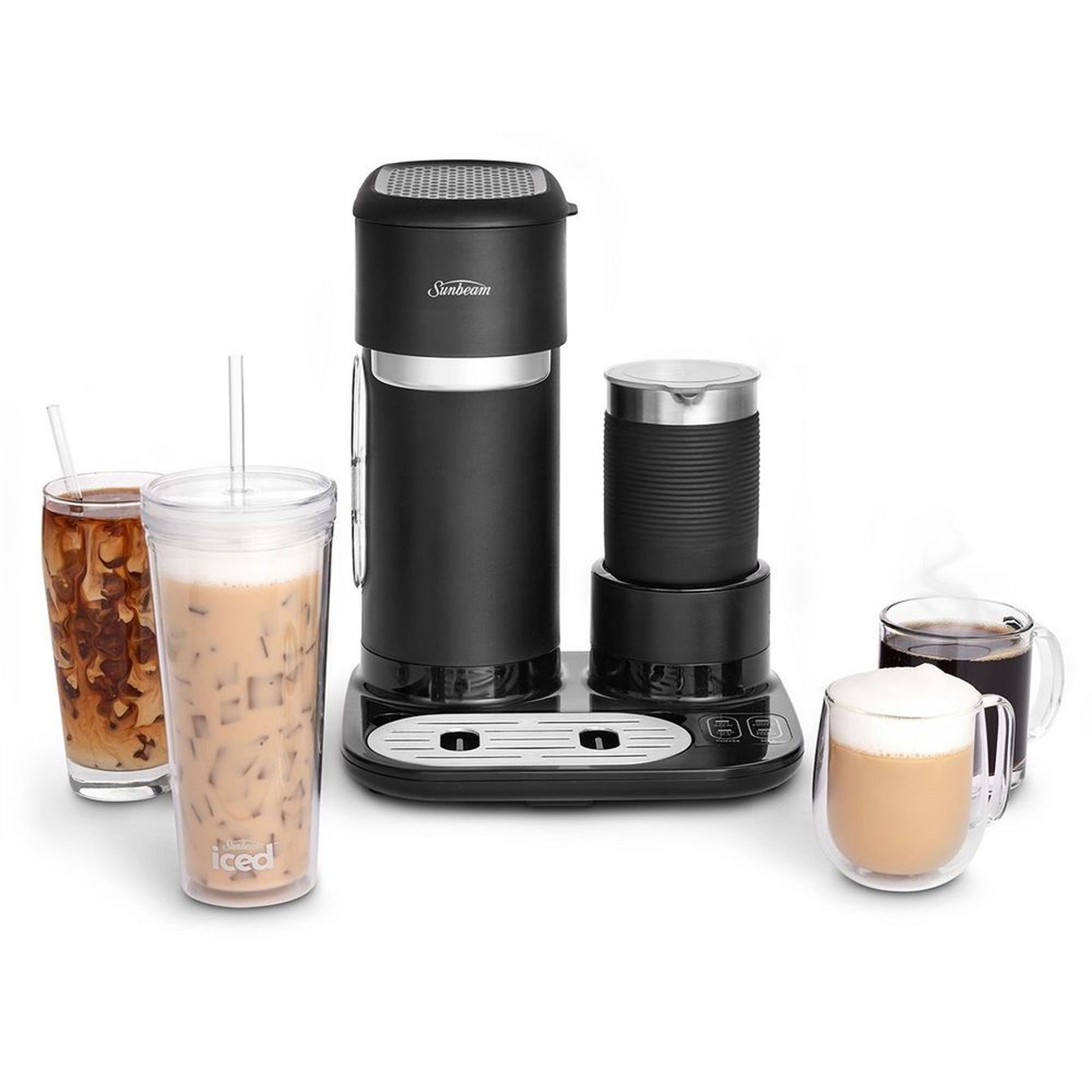 Sunbeam SDP1500BK Iced Hot Coffee Machine Black 0.65 Coffee Grinders