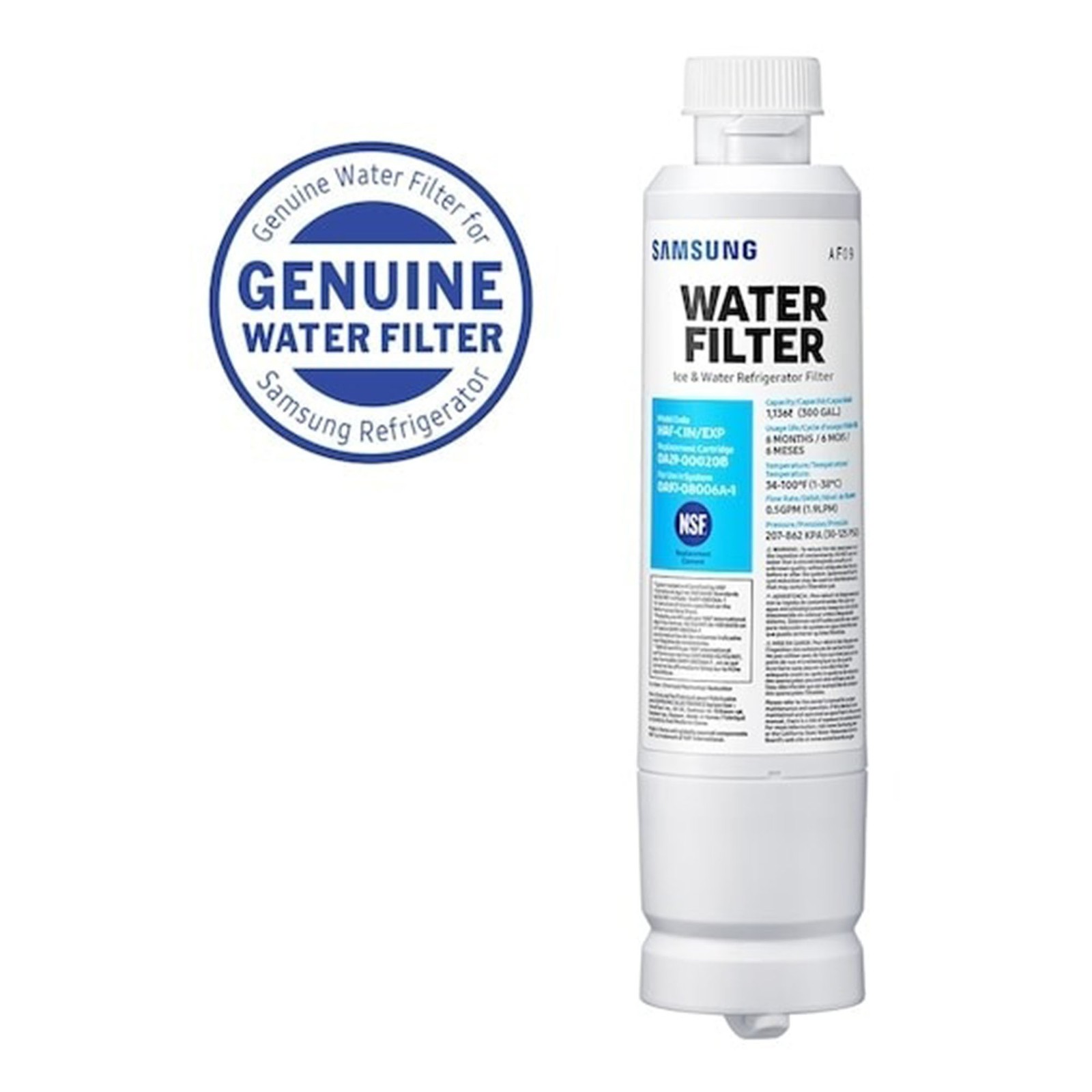 Samsung Refrigerator Water Filter HAFCIN Fridge Accessories Cartridges