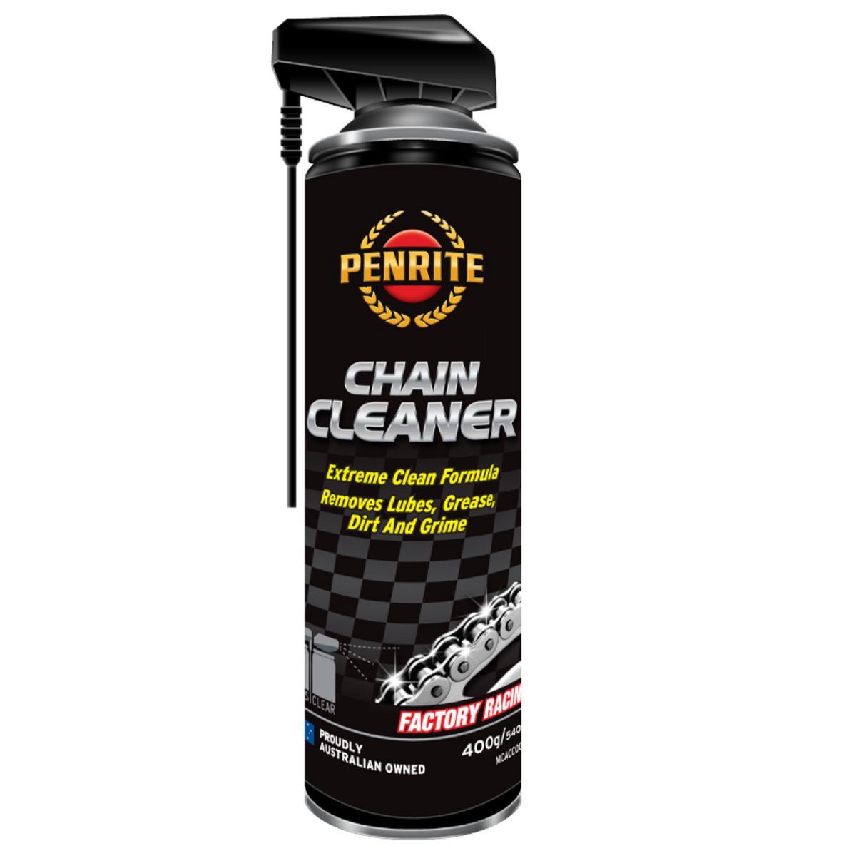 Penrite 10 Tenths Chain Cleaner 400mL - MCACC0004 Car Service Workshop Tool