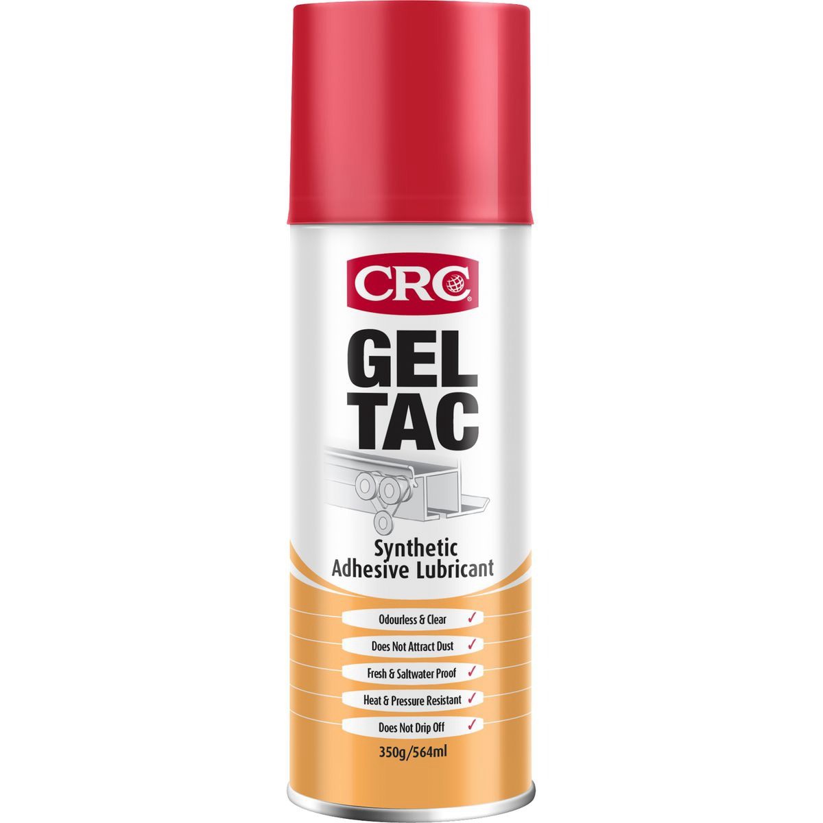 CRC Gel Tac Synthetic Adhesion Lubricant 350g - 3135 Car Service Workshop Tool