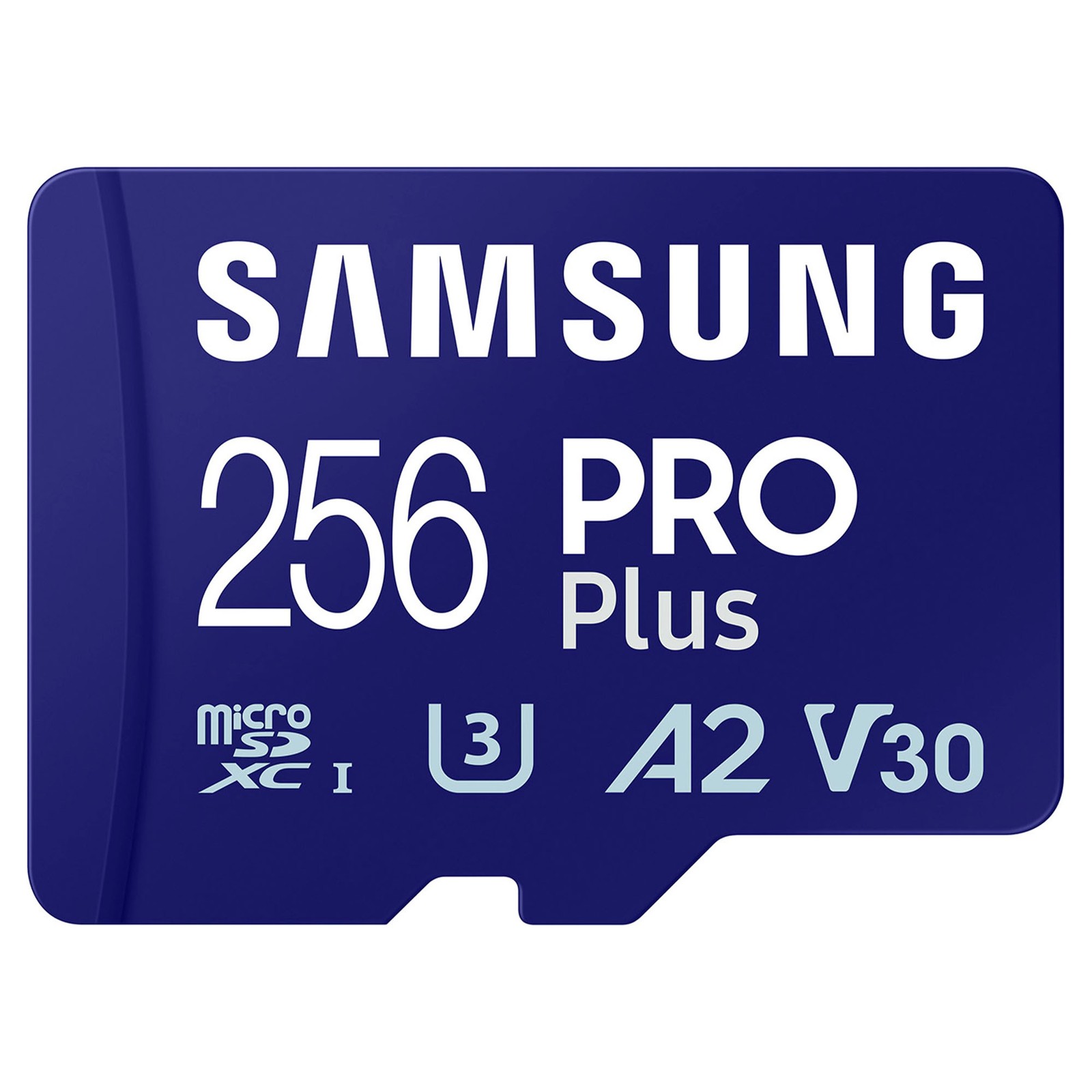 Samsung PRO Plus microSDXC 256GB MB-MD256SA U3 V30 A2 SD Adapter Blue