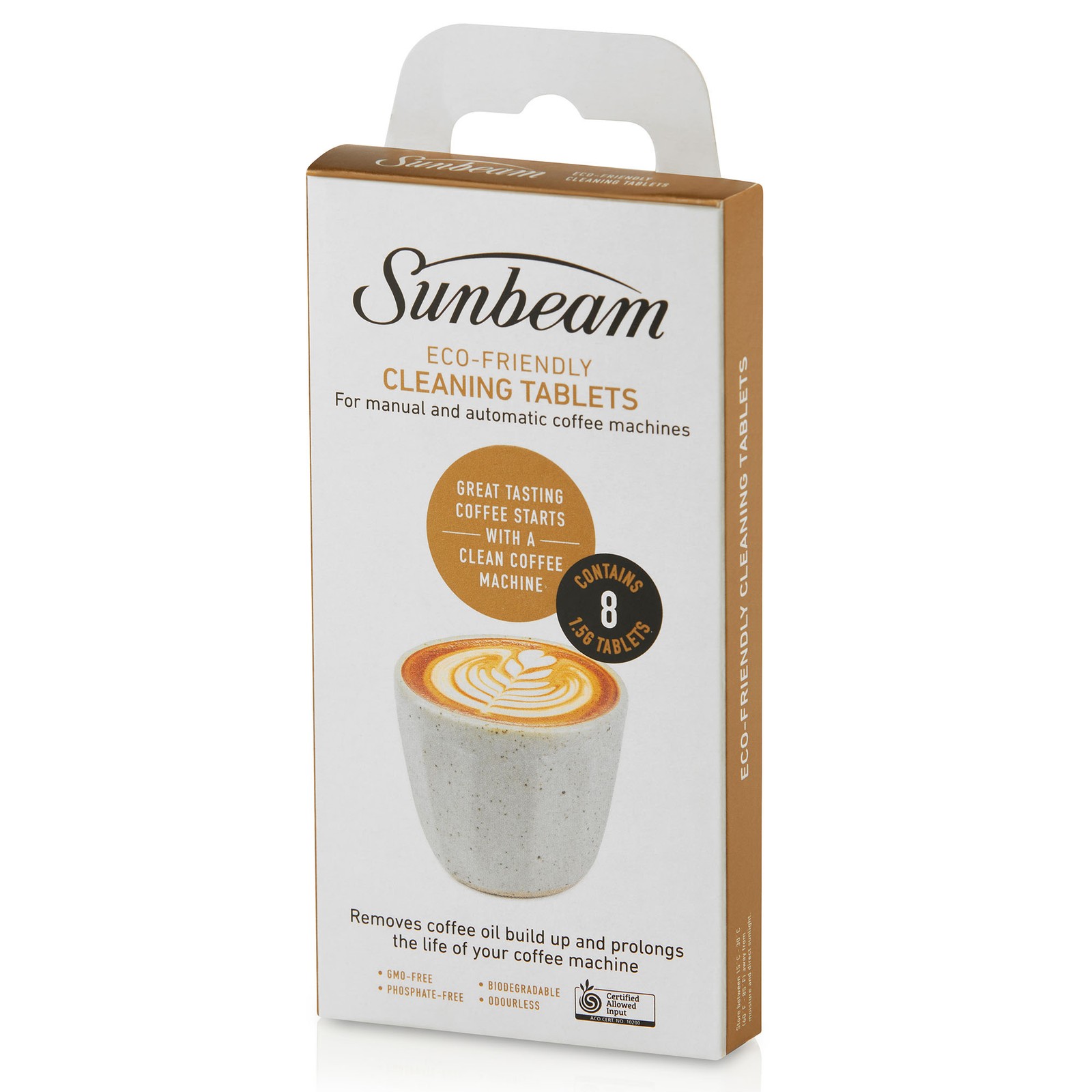Sunbeam EMA0025CL Eco-Friendly Espresso Cleaning Tablets 8 x 1.5g