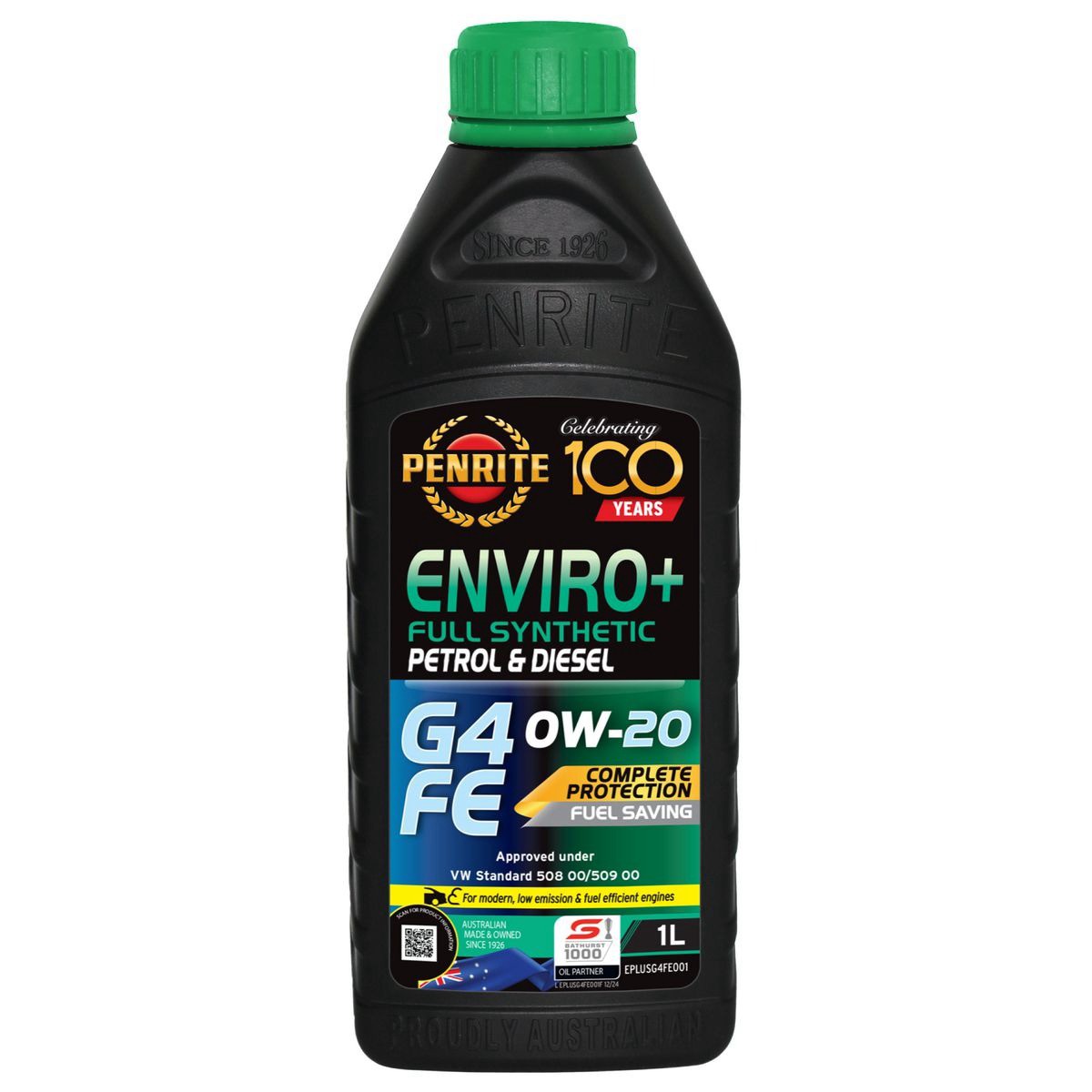 Penrite Enviro+ G4 FE 0W-20 Engine Oil 1L - EPLUSG4FE001 Car Service