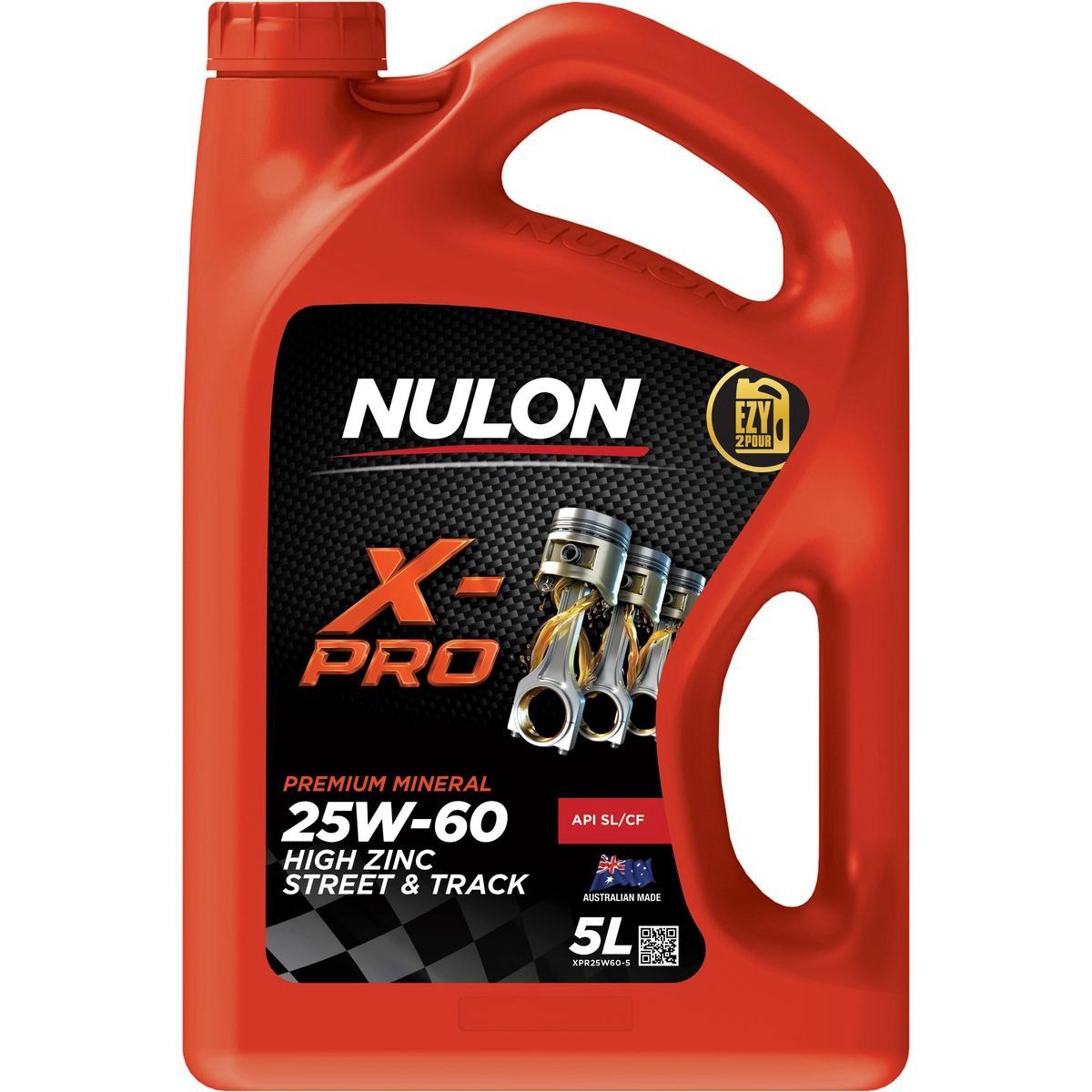Nulon X-Protect High Zinc Street & Track 25W-60 Engine Oil 5L - XPR25W60-5 Auto