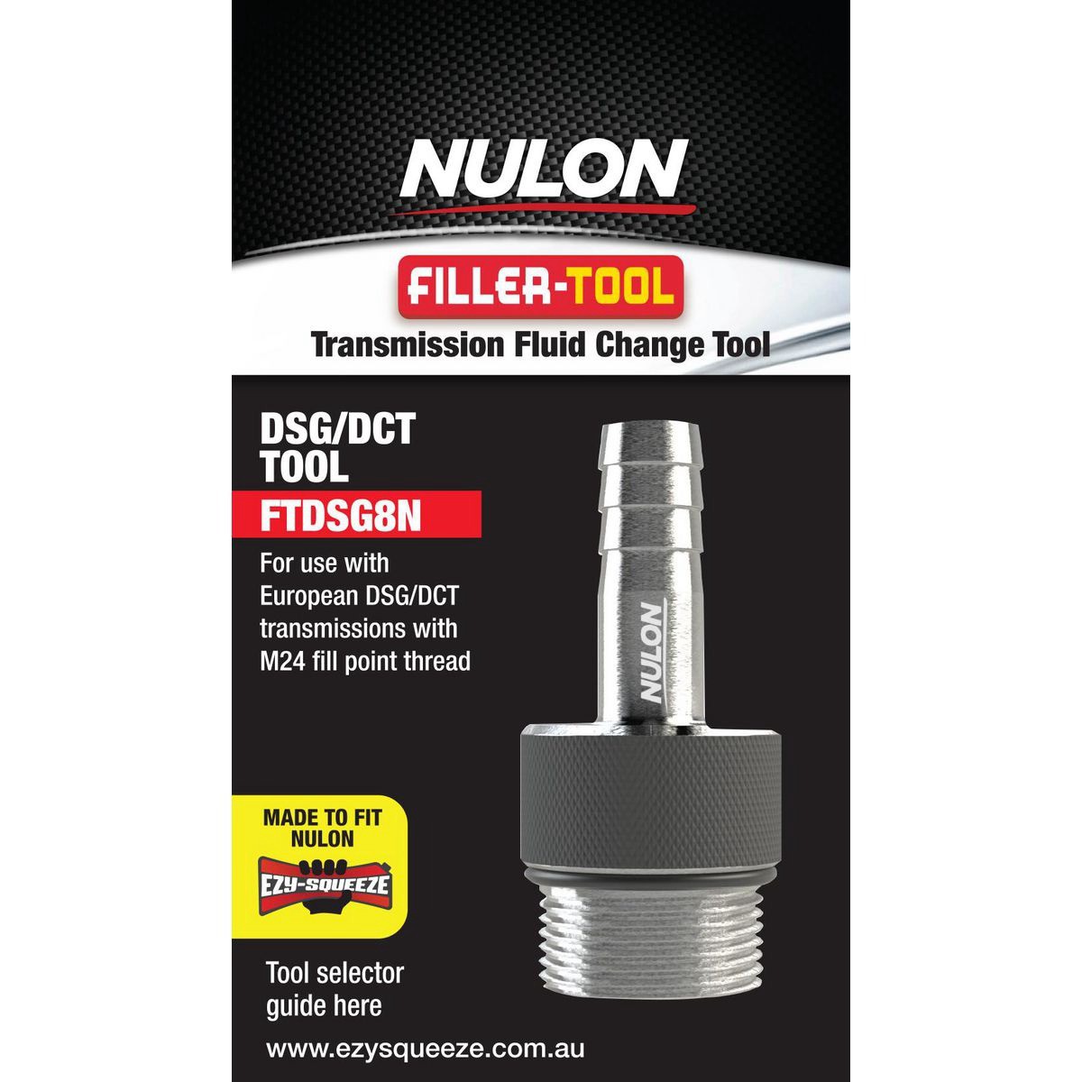 Nulon Filler Tool DSG M24 II Thread - FTDSG8N Car Service Workshop Tool