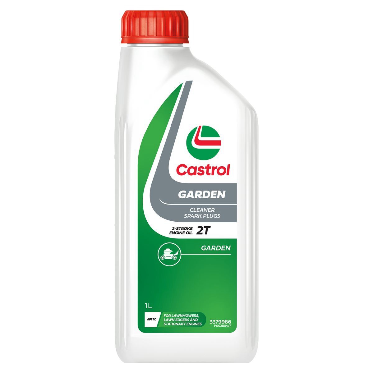 Castrol Garden 2T 2 Stroke Oil 1L - 3379986 Car Service Workshop Tool