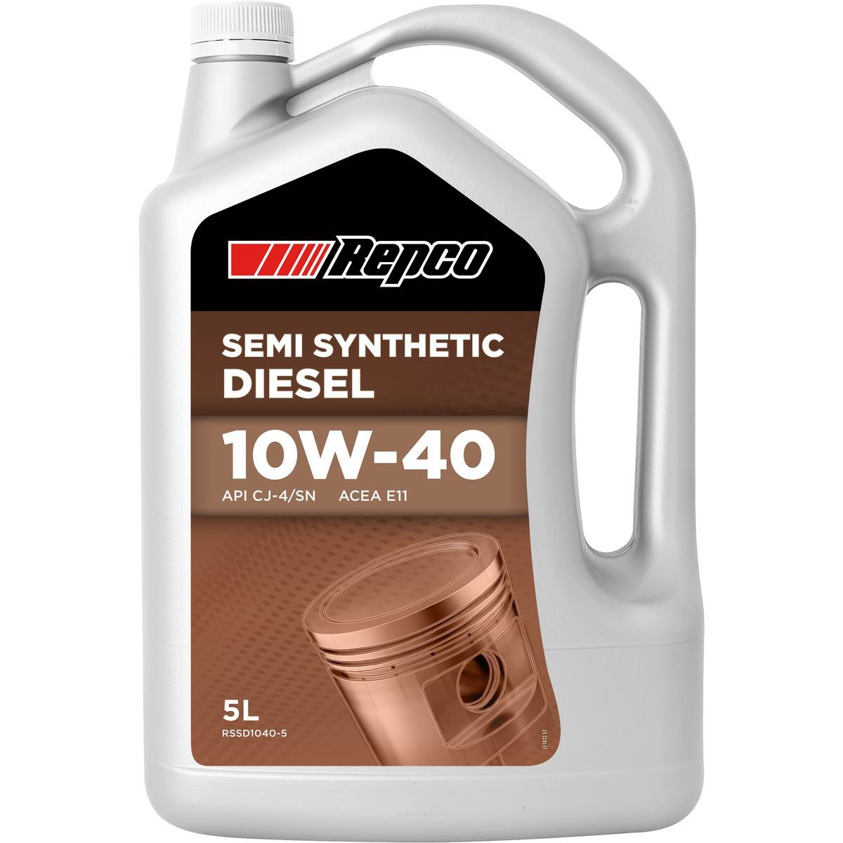 Repco Semi Synthetic 10W-40 Engine Oil 5L Car Service Workshop Tool Auto Part