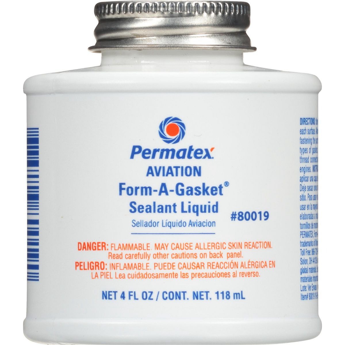 Permatex Aviation Form-A-Gasket No. 3 Sealant Liquid 118ml - PX80019 Engine Part