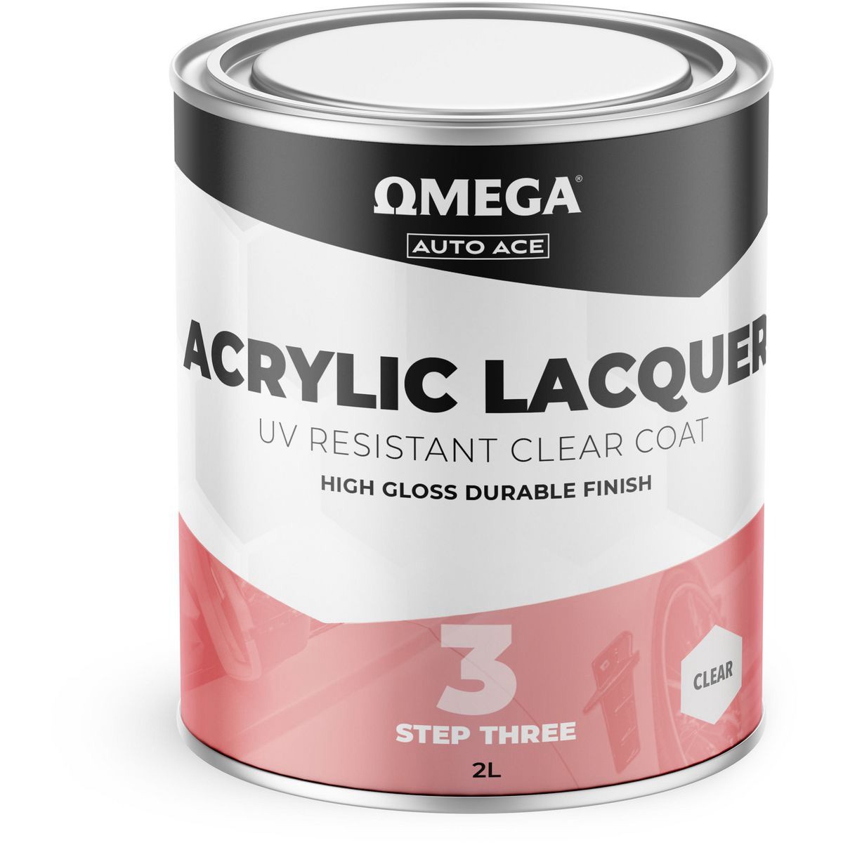 Omega Top Coat Clear 2L - AA-TCC2L Auto